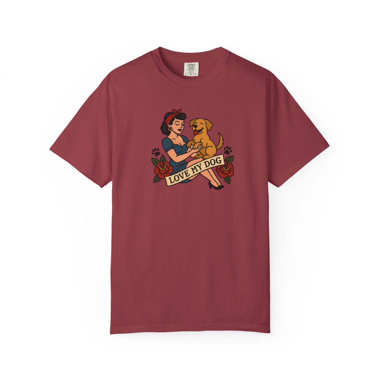 Love My Dog - T-Shirt, Perfect for Pet Owners, Gifts for Dog Lovers, Casual Wear, Love My Dog Shirt, Animal Lover Tee