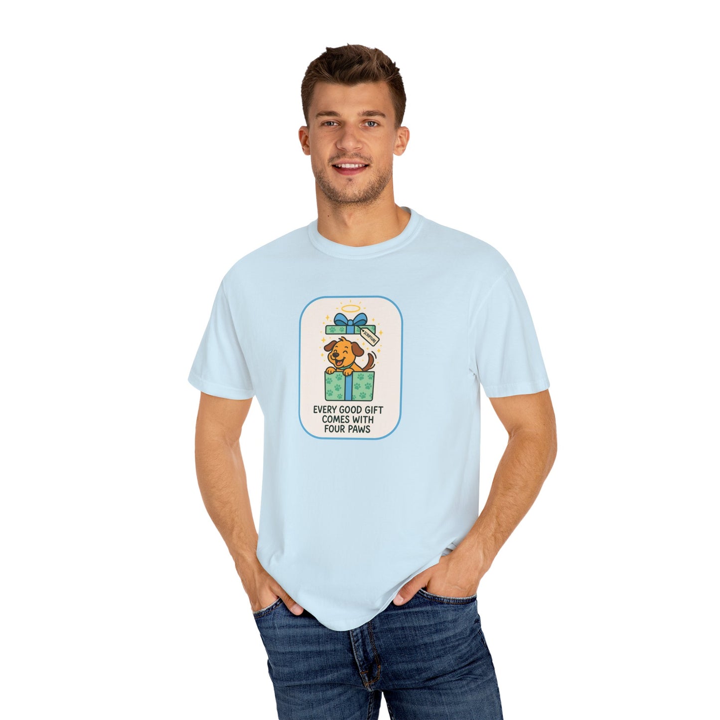 Dog Lover's Gift Tee - Every Good Gift Comes with Four Paws, Pet Owners, Animal Lover Shirt, Unique Gift for Dog Lovers, Casual [...]