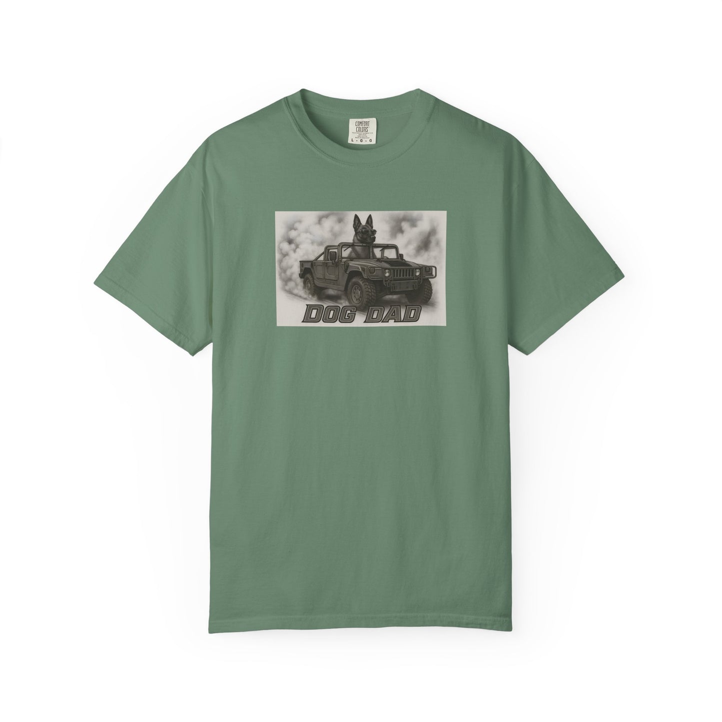 Dog Dad - Belgium Malinois - Cool Dogs in Cool Cars T-Shirt Collection