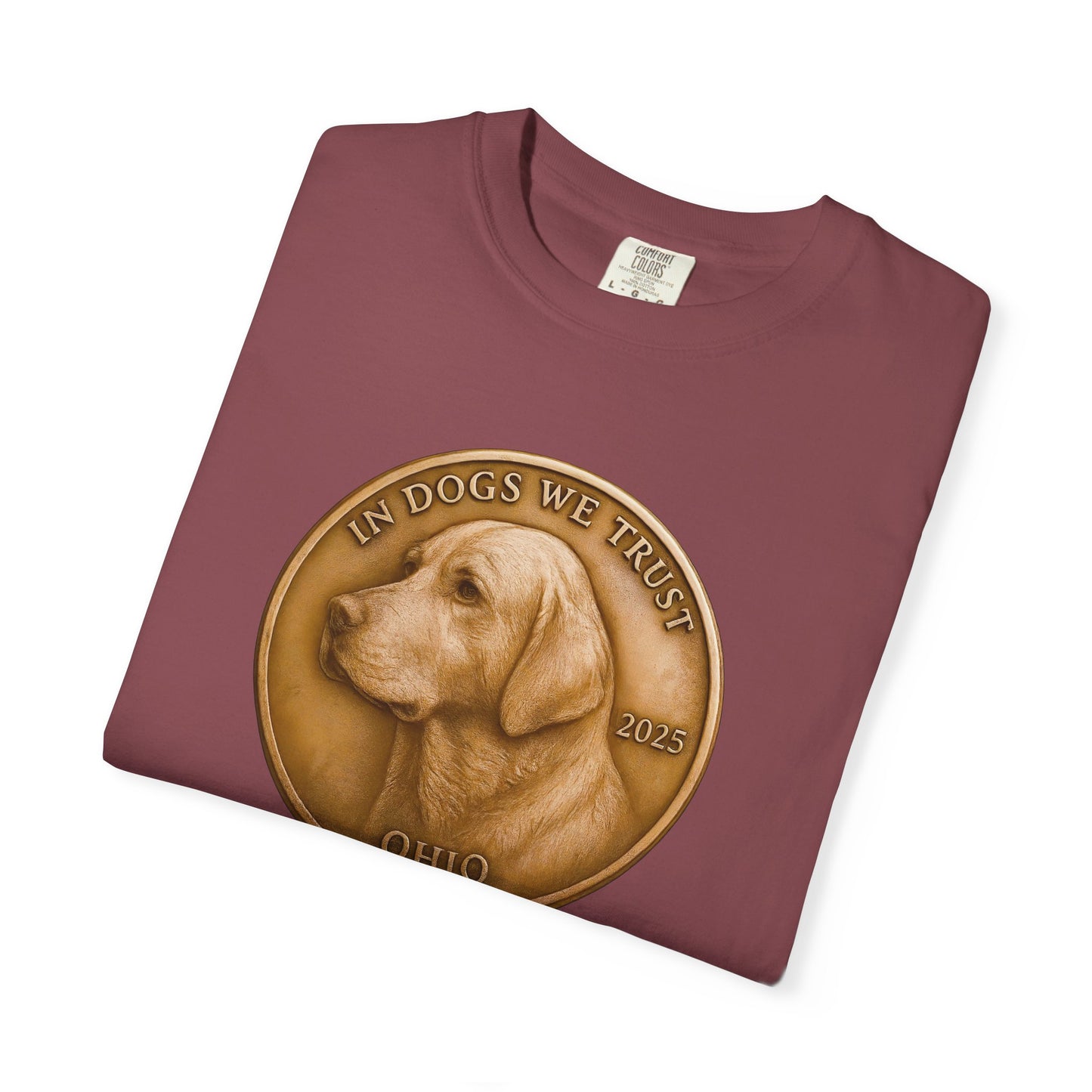 Ohio State Coin T-Shirt Collection - Proud Dog Breed Illustrations