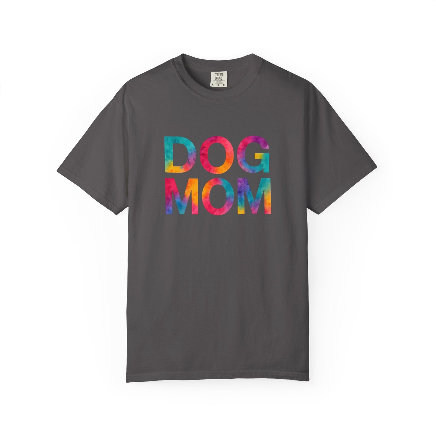 Colorful Dog Mom T-Shirt, Cute Pet Lover Tee, Perfect Gift for Dog Owners, Casual Wear, Animal Lovers Apparel