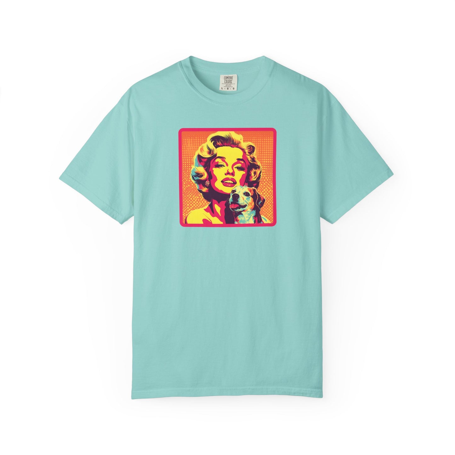 Vintage Dog Mom T-shirt - Unisex Garment-Dyed Tee for Dog Lovers