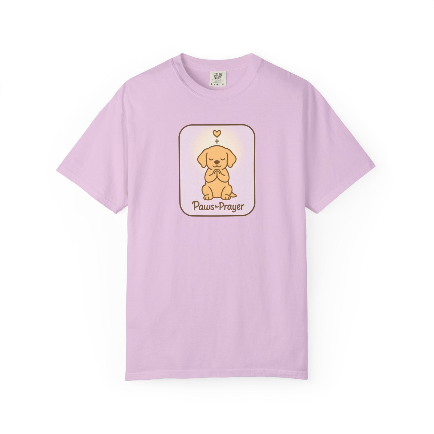 Prayerful Paws T-Shirt, Dog Lover Gift