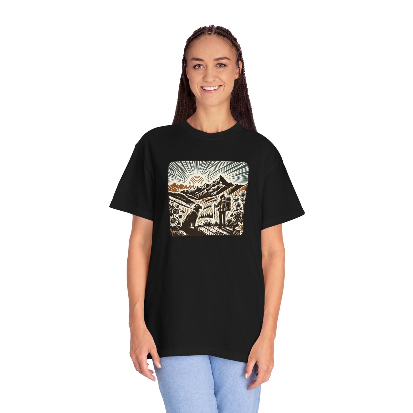 Adventure Awaits Unisex Garment-Dyed T-Shirt