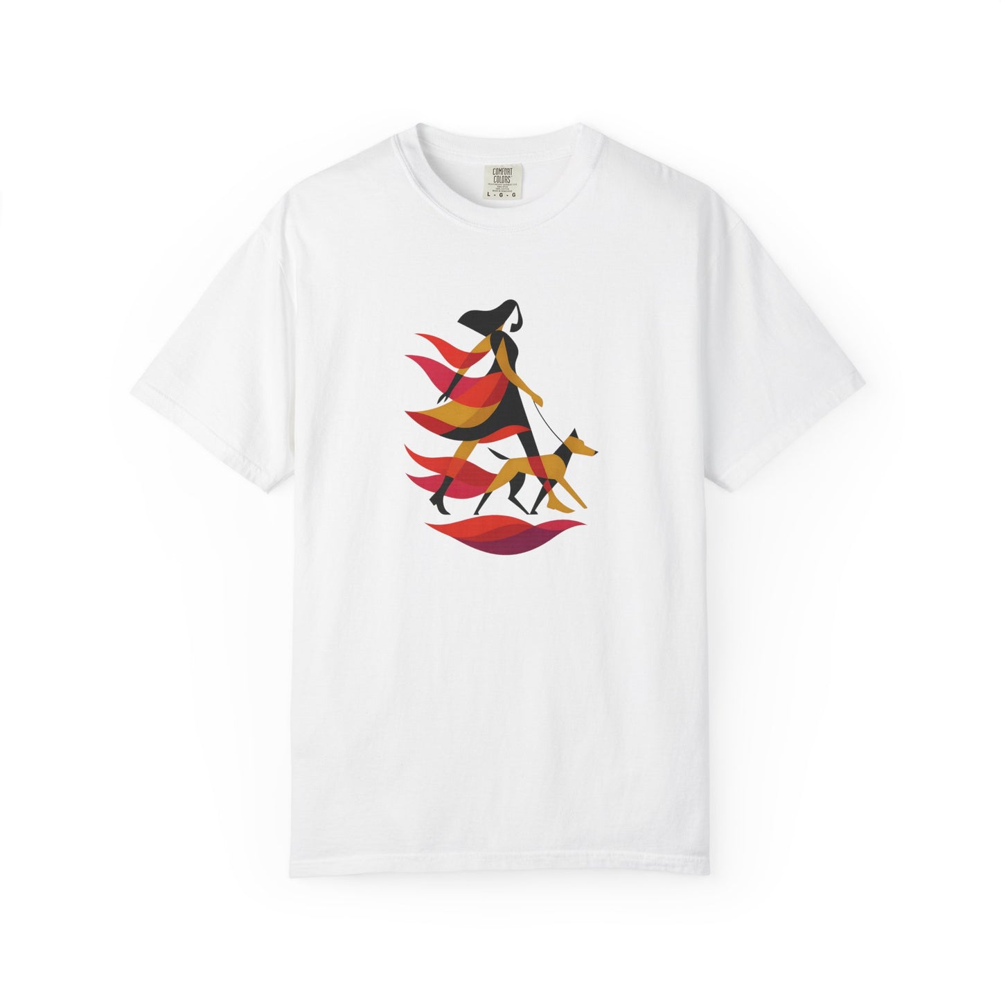 Nature-Inspired Dog Mom Walking Tee