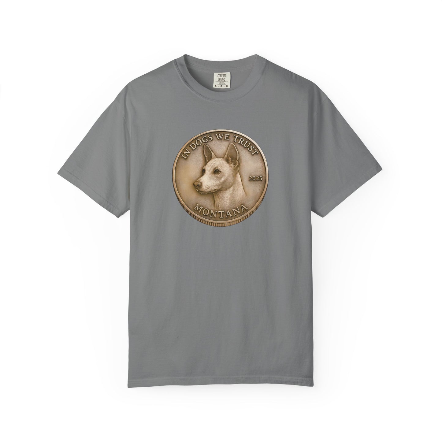 Montana State Coin T-Shirt Collection - Proud Dog Breed Illustrations