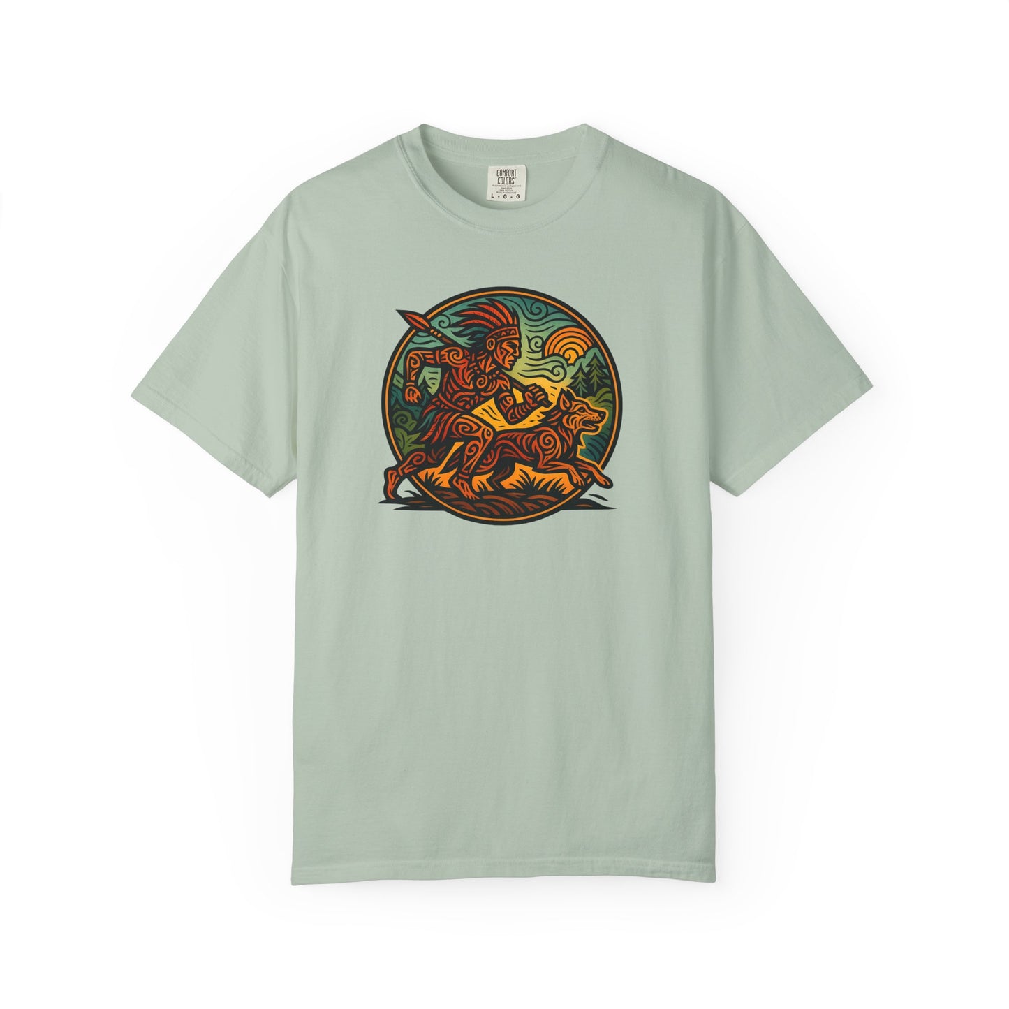Vintage-Inspired Garment-Dyed T-Shirt, Artistic Tee for Nature Lovers, Perfect Gift for Birthdays, Casual Outings, Eco-Friendly Fashion