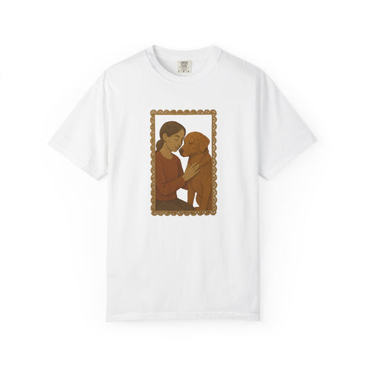 Dog Mom T-shirt - Unisex Garment-Dyed Tee for Pet Lovers