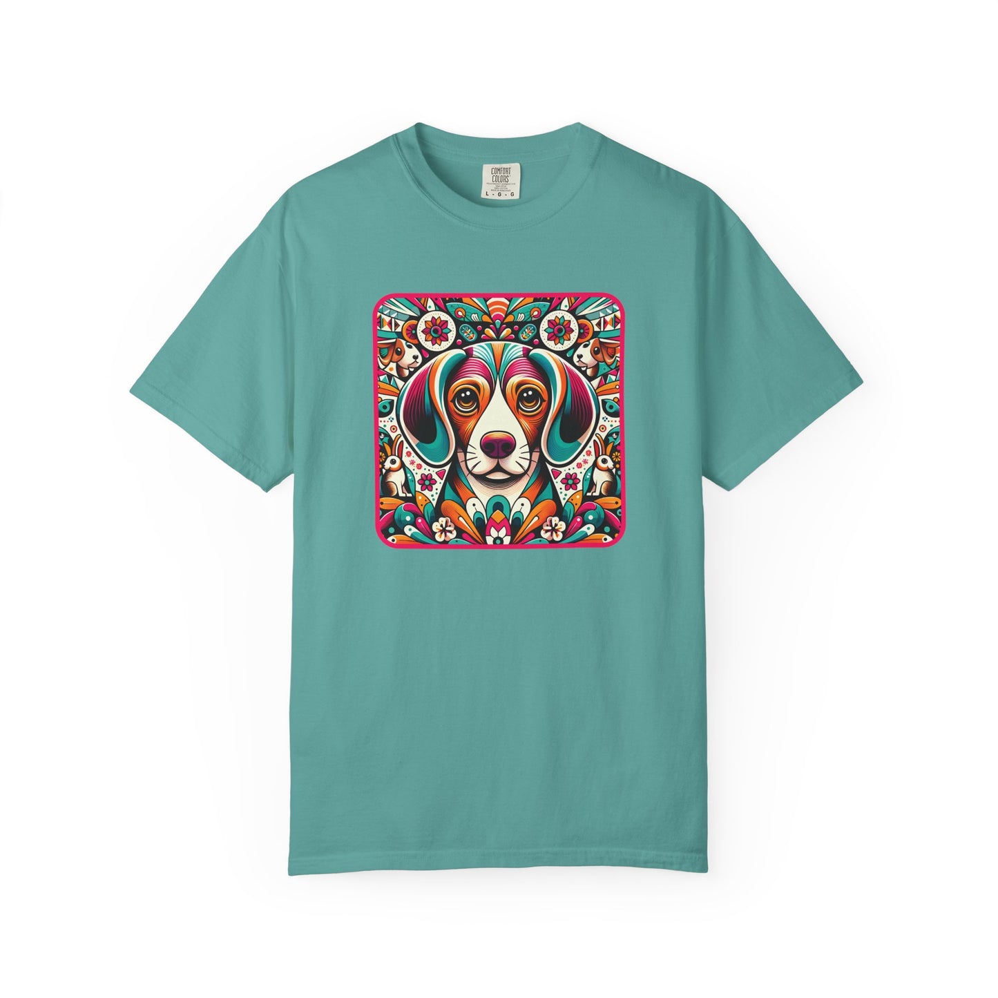 Colorful Dog Art Unisex T-Shirt - Perfect for Animal Lovers