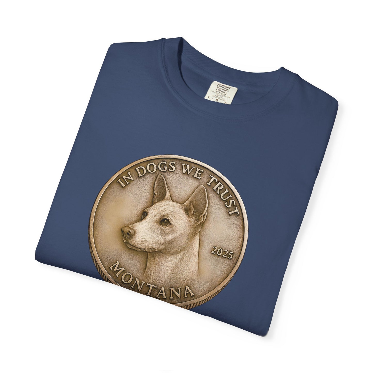 Montana State Coin T-Shirt Collection - Proud Dog Breed Illustrations