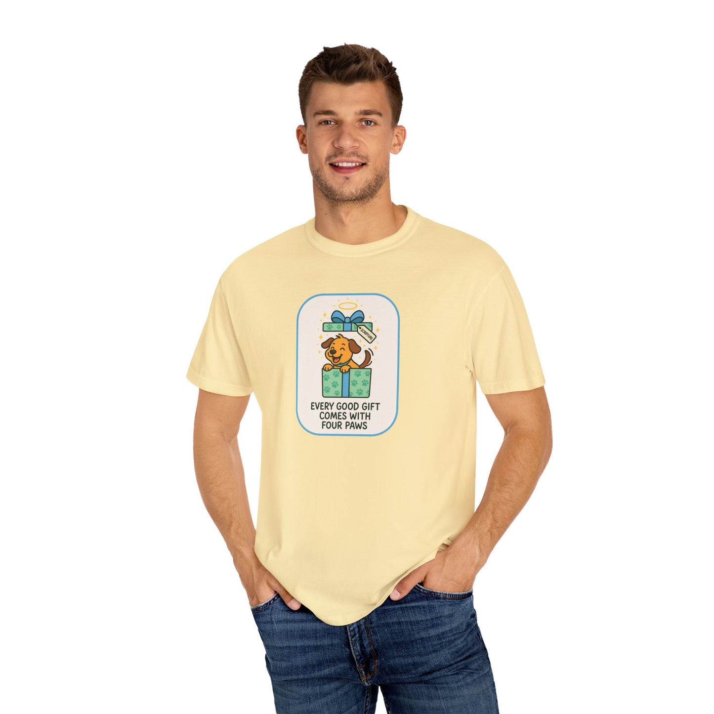 Dog Lover's Gift Tee - Every Good Gift Comes with Four Paws, Pet Owners, Animal Lover Shirt, Unique Gift for Dog Lovers, Casual [...]