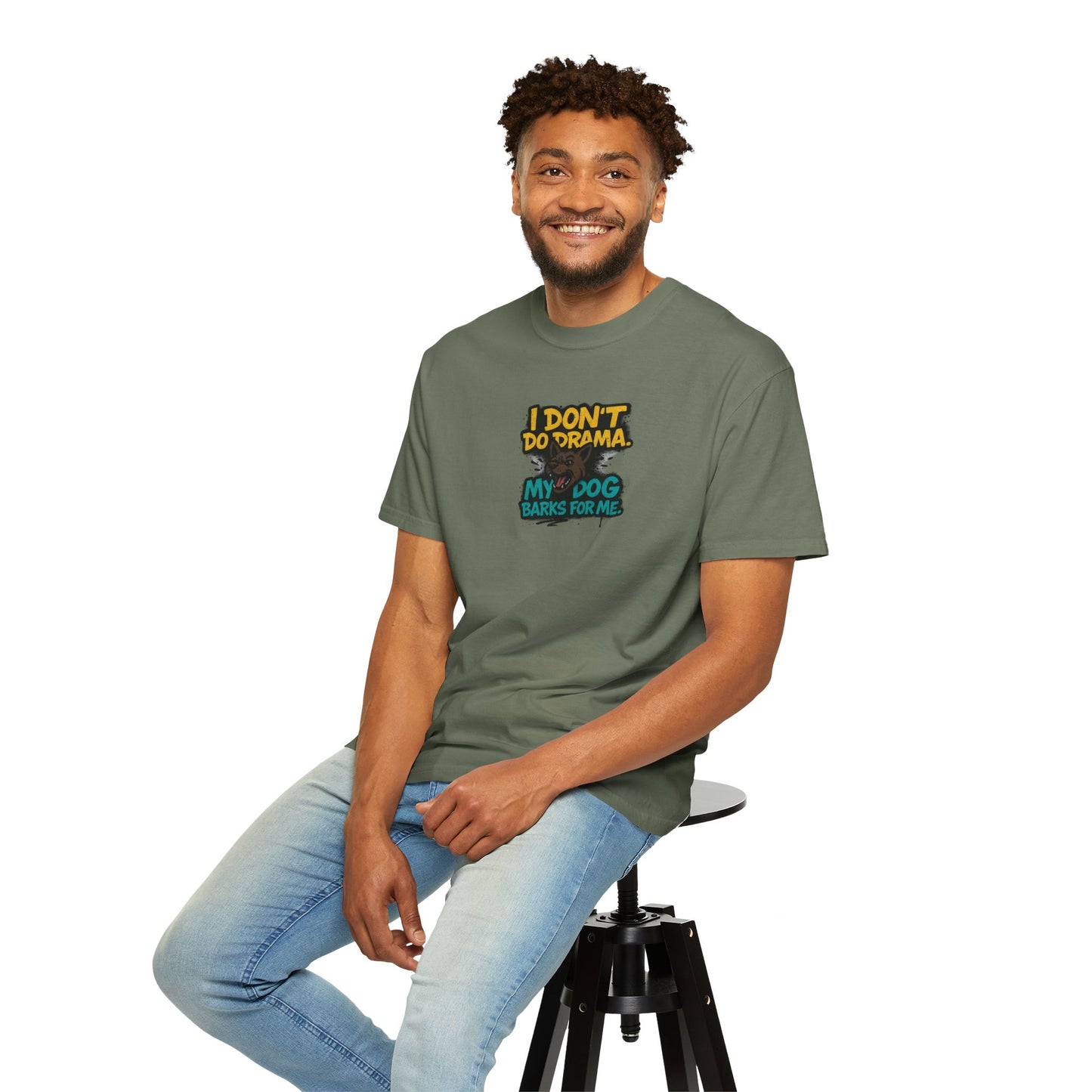 I Don't Do Drama Dog Dad T-Shirt