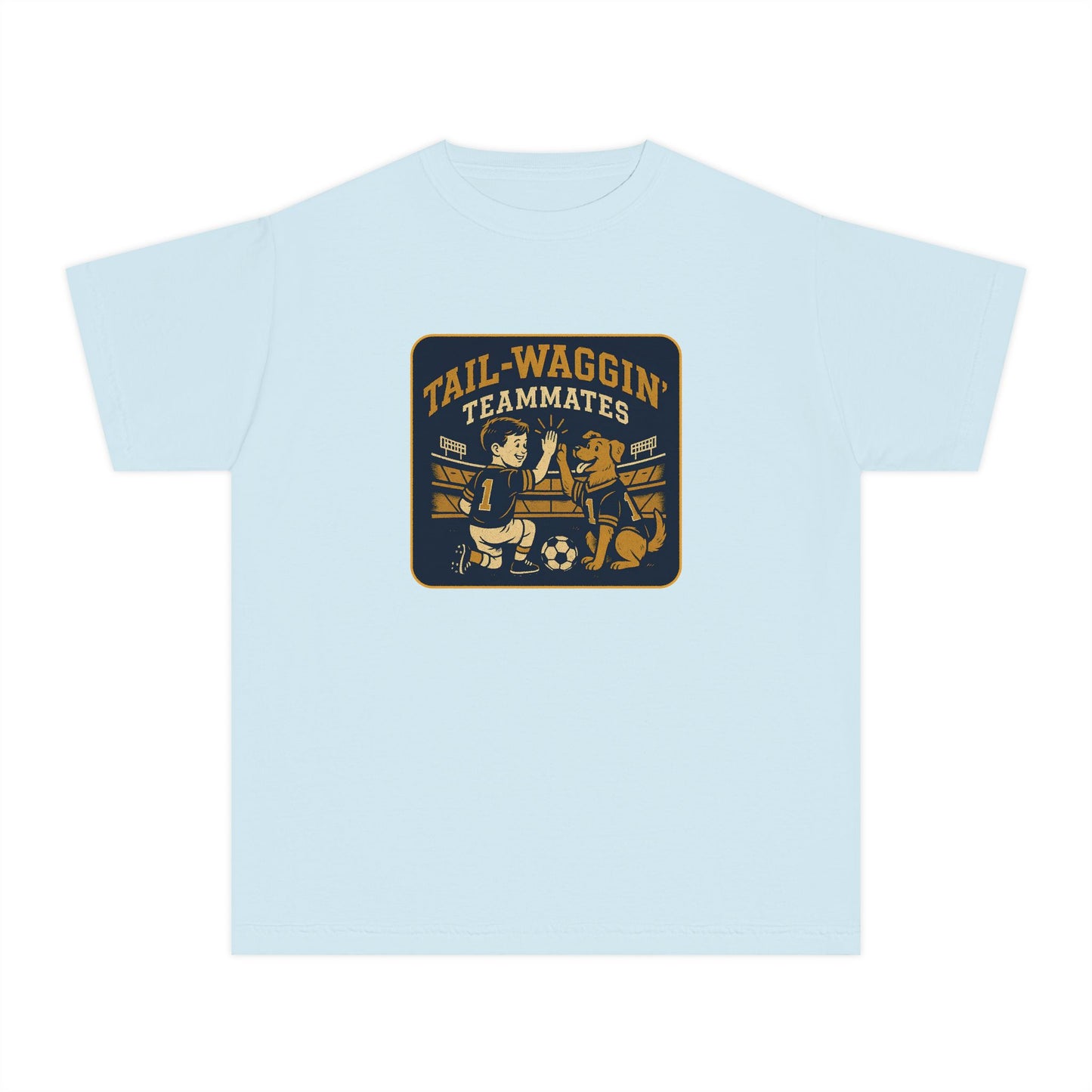 Youth Tail-Waggin' Teammates Midweight Tee