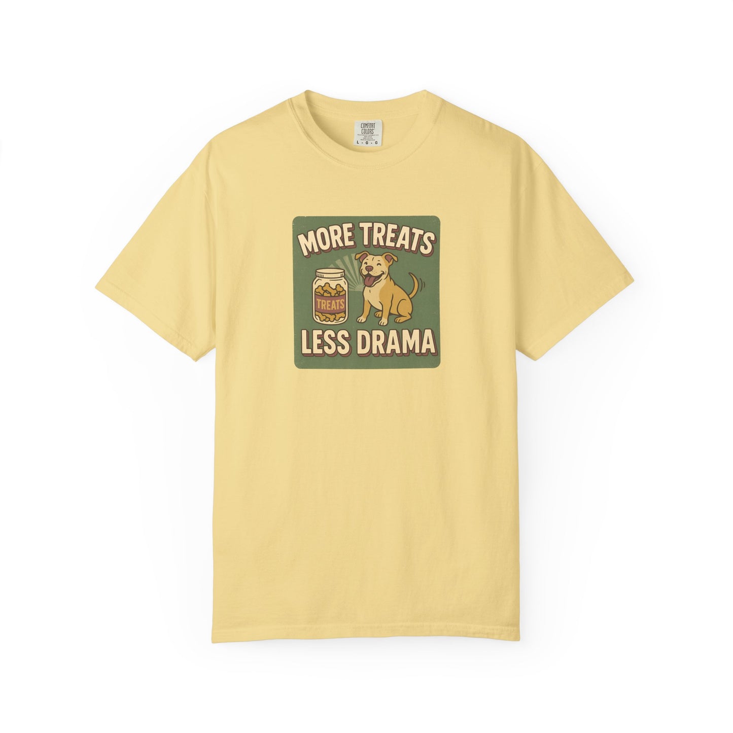More Treats, Less Drama - Perfect Gift for Dog Lovers, Casual Wear, Animal Lovers, Funny shirts, Pet Treats