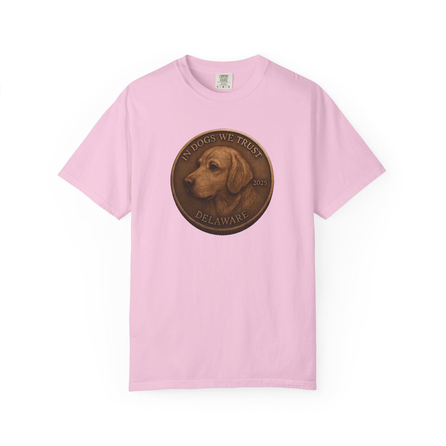 Delaware State Coin T-Shirt Collection - Proud Dog Breed Illustrations