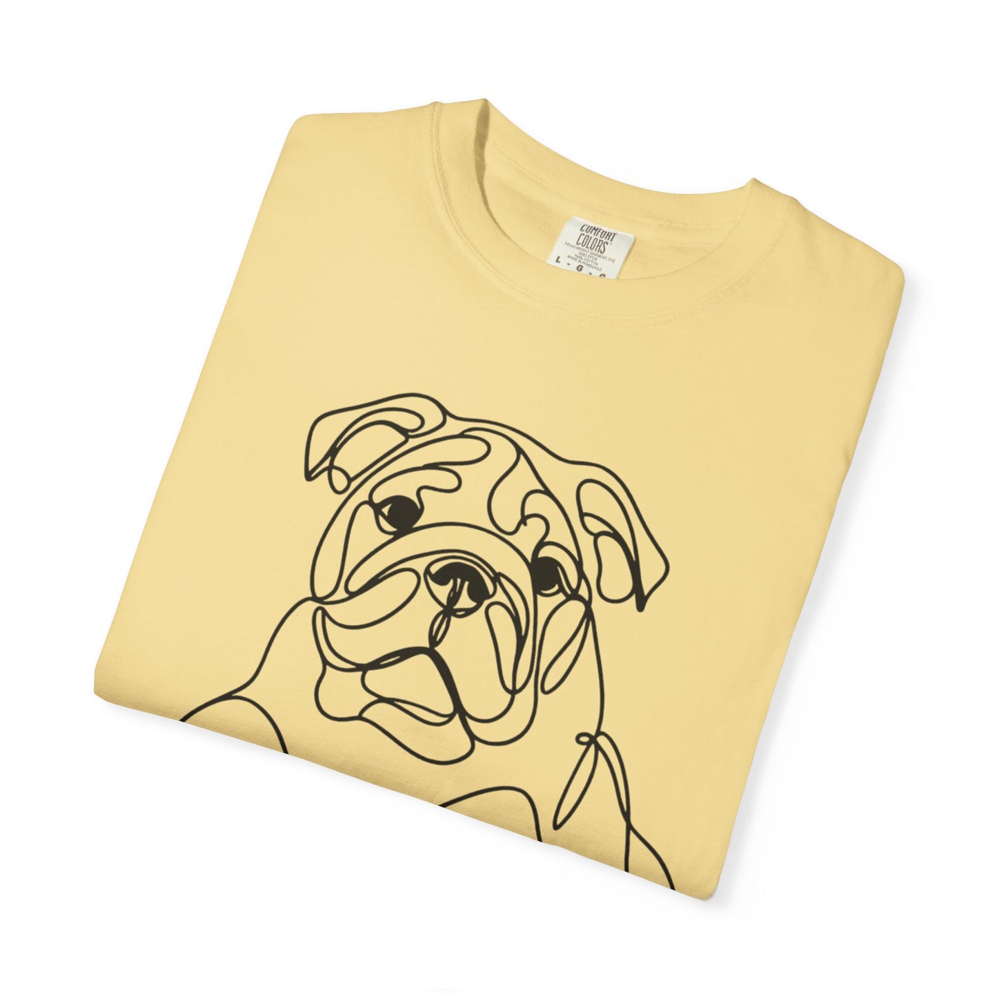 Bulldog Line Art Unisex T-Shirt - Perfect for Dog Lovers & Casual Days