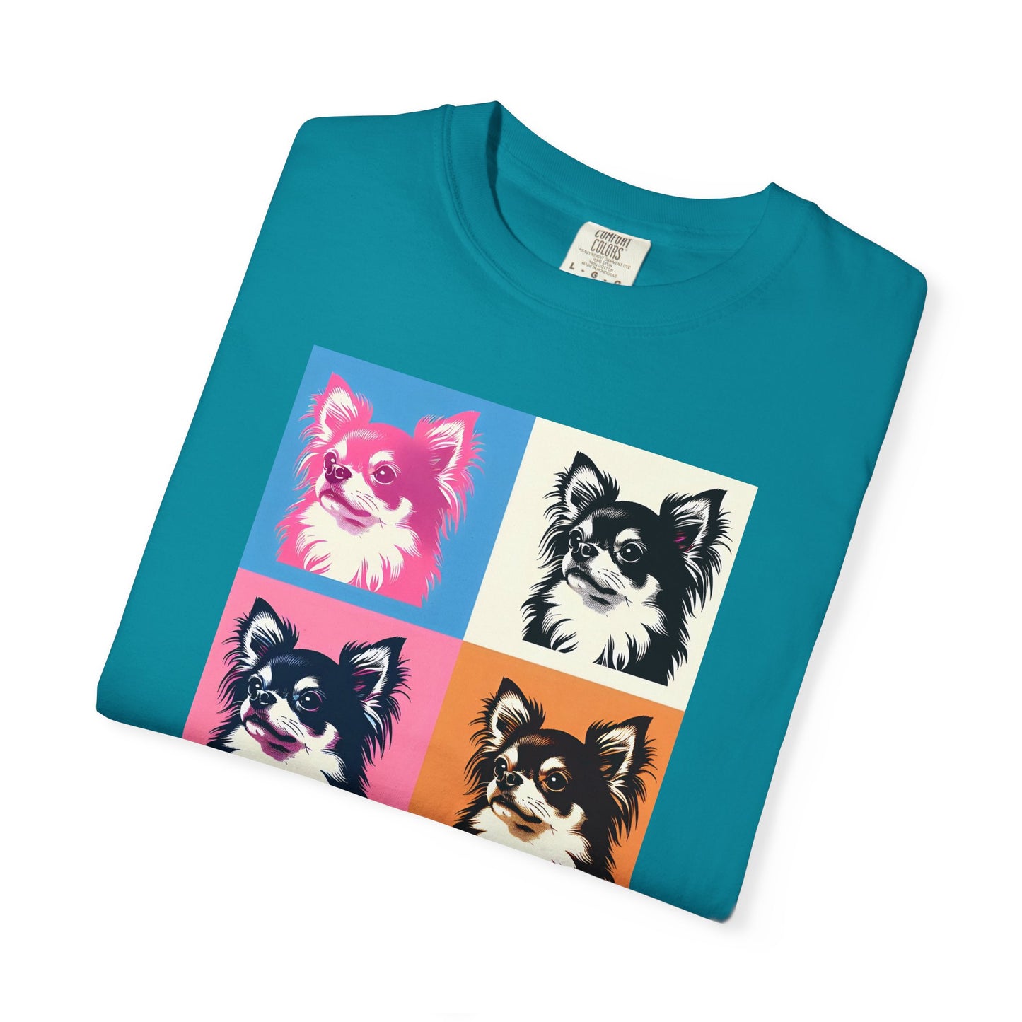 Colorful Chihuahua Unisex T-Shirt - Fun & Playful Pet Lover Gift