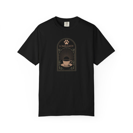 Coffee and Dog Lover's Art Deco T-shirt