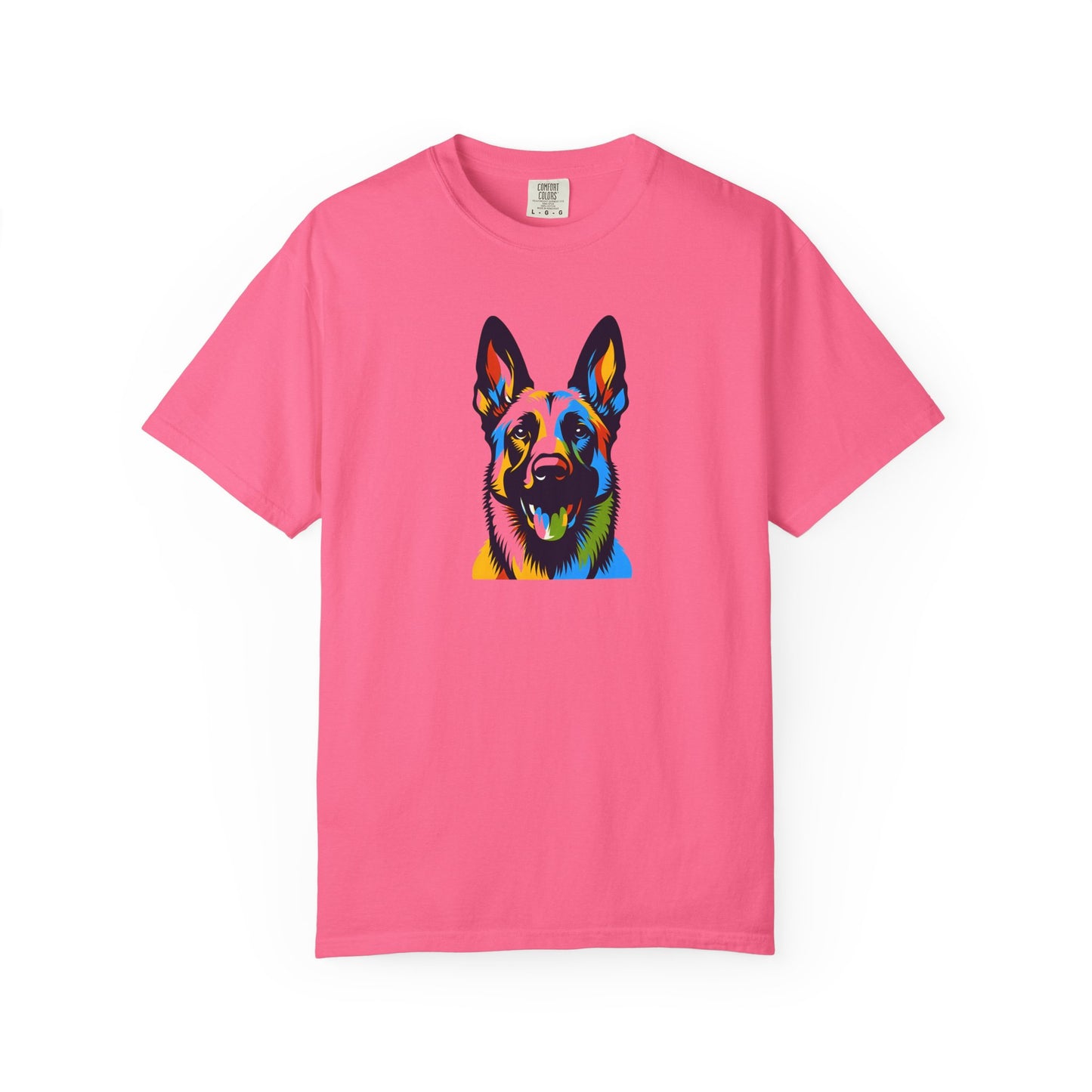 Colorful Belgium Malinois Art Unisex T-Shirt - Perfect for Pet Lovers