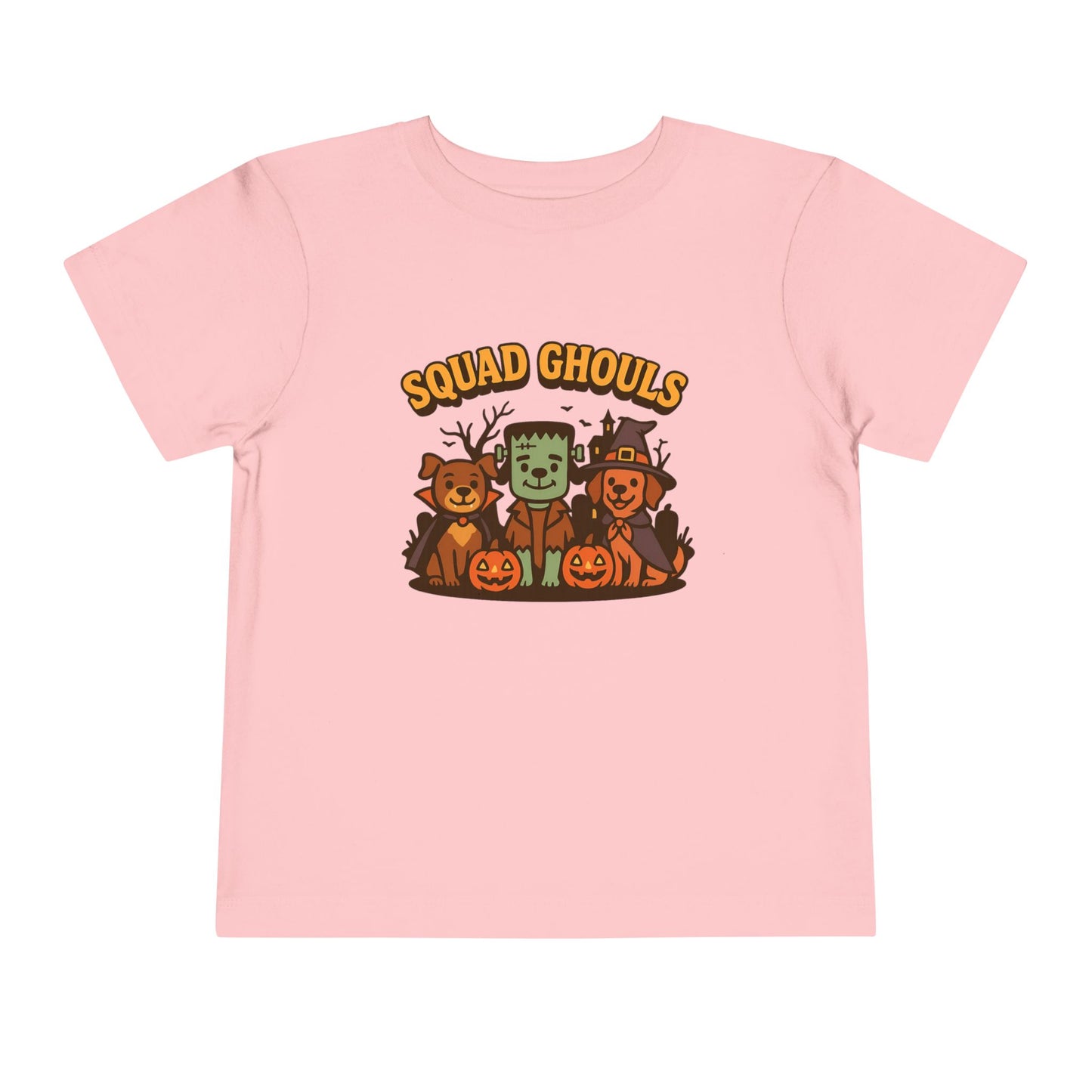 Halloween Squad Ghouls Toddler Tee, Cute Spooky Shirt for Kids, Halloween Costume Top, Trick or Treat Tee, Fall Celebration Outfit