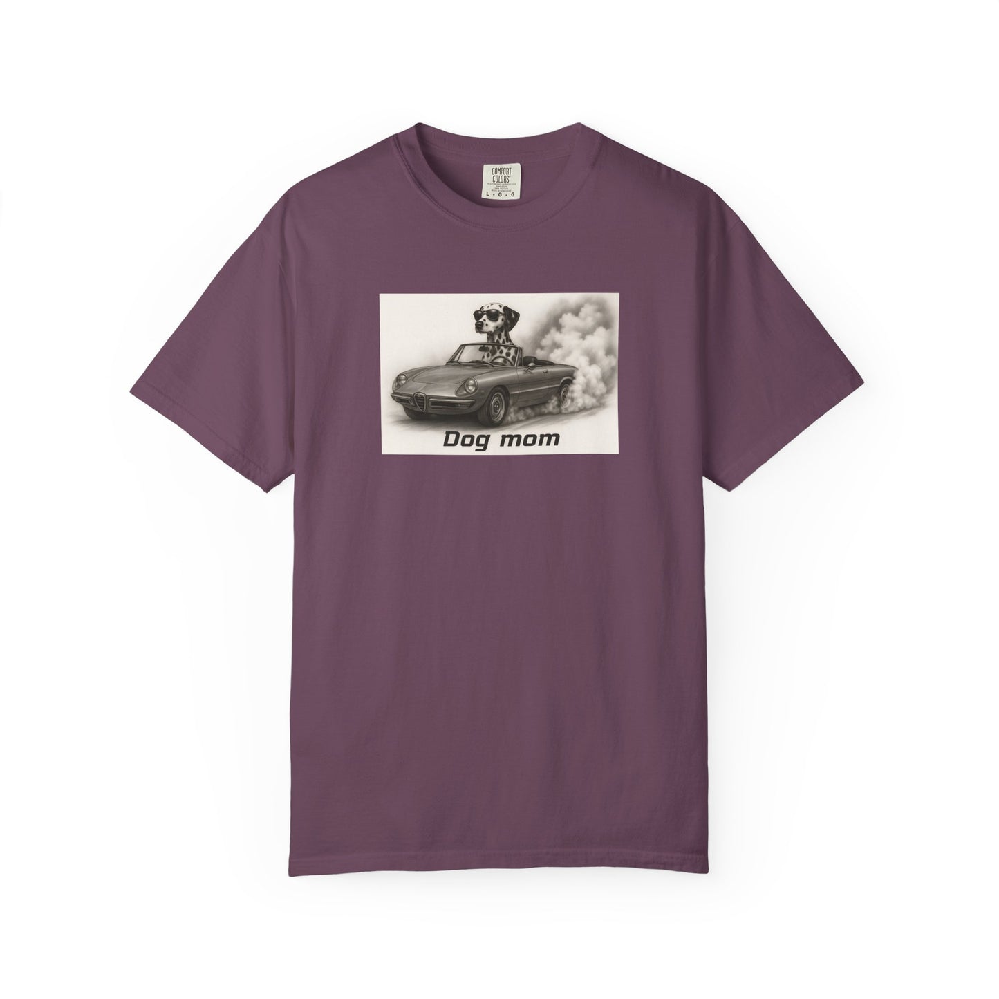 Dog Mom - Dalmatian - “Cool Dogs in Cool Cars” T-Shirt Collection