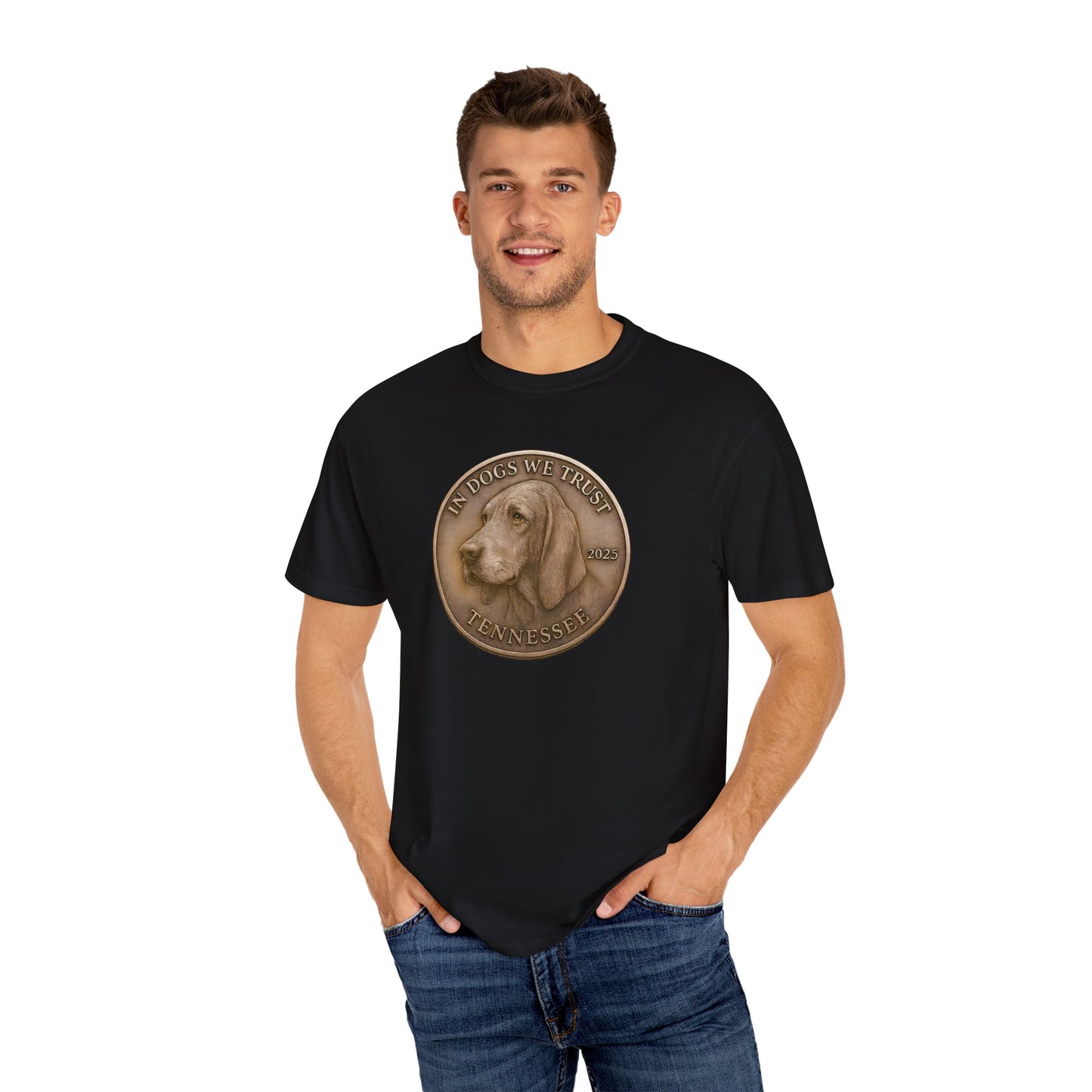 Tennessee State Coin T-Shirt Collection - Proud Dog Breed Illustrations