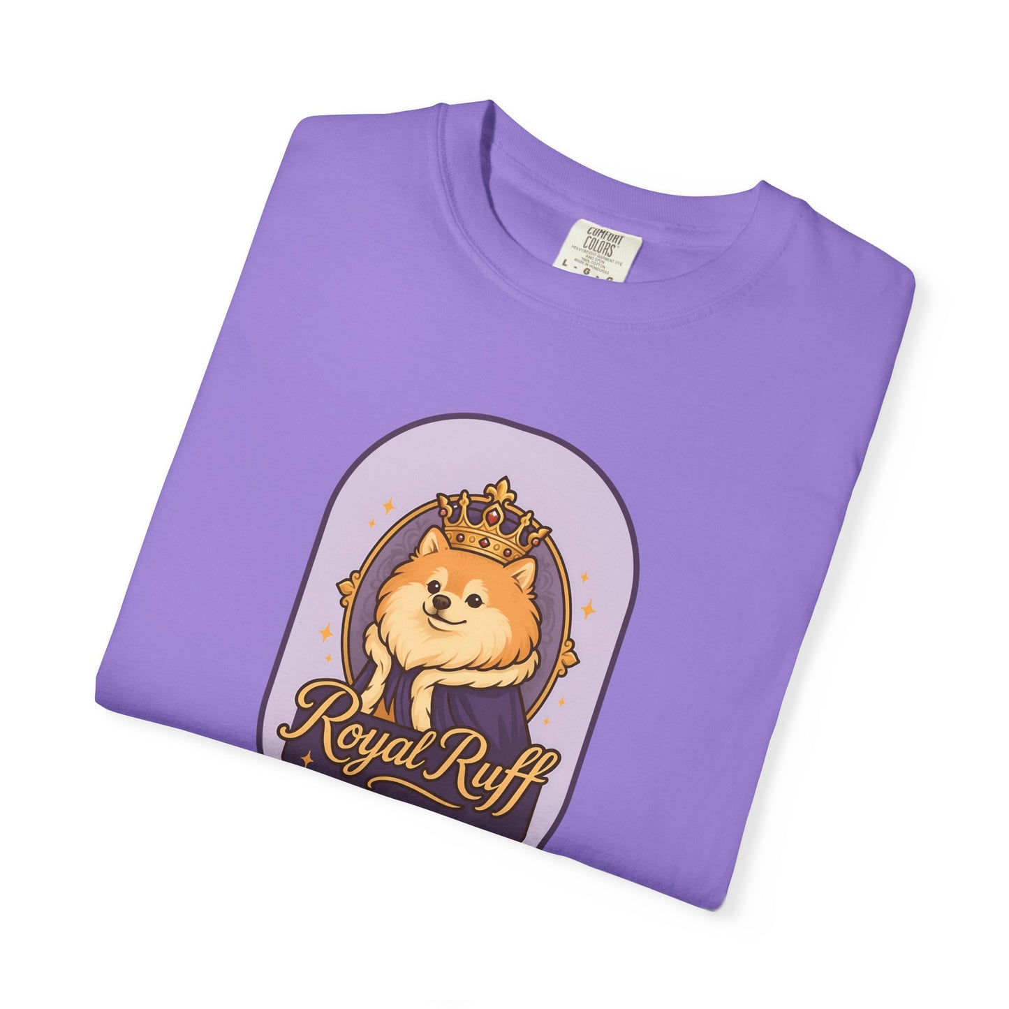 Dog Lover's Royal Ruff T-Shirt - Unisex Funny Pet Tee, Gift for Dog Parents, Cute Animal Shirt, Pet Memorial, Birthday Gift
