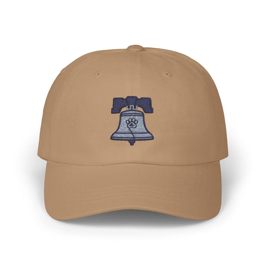 Classic Dad Cap with Liberty Bell Design, Adjustable Cotton Cap, Perfect Gift for Father's Day, Casual Wear, Everyday Accessory