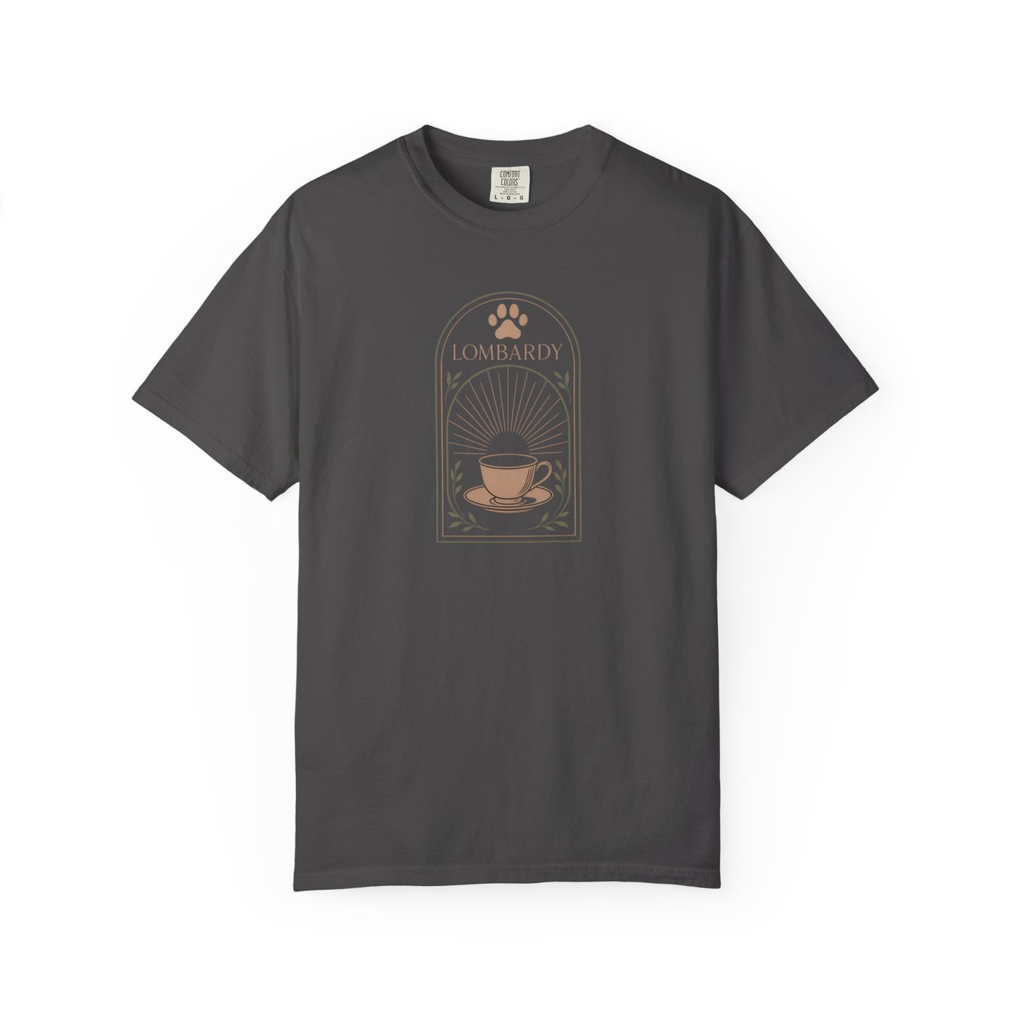 Coffee and Dog Lover's Art Deco T-shirt