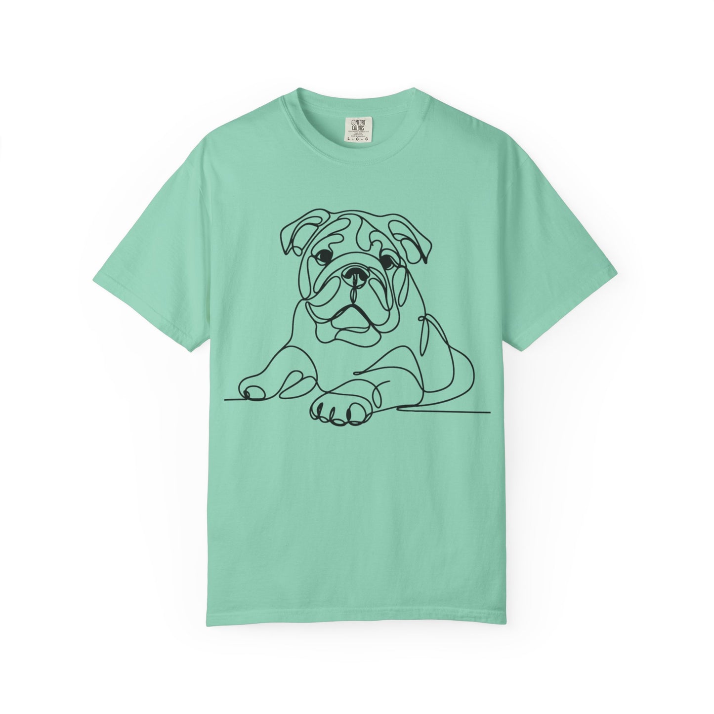Bulldog Line Art Unisex T-Shirt - Perfect for Dog Lovers & Casual Days