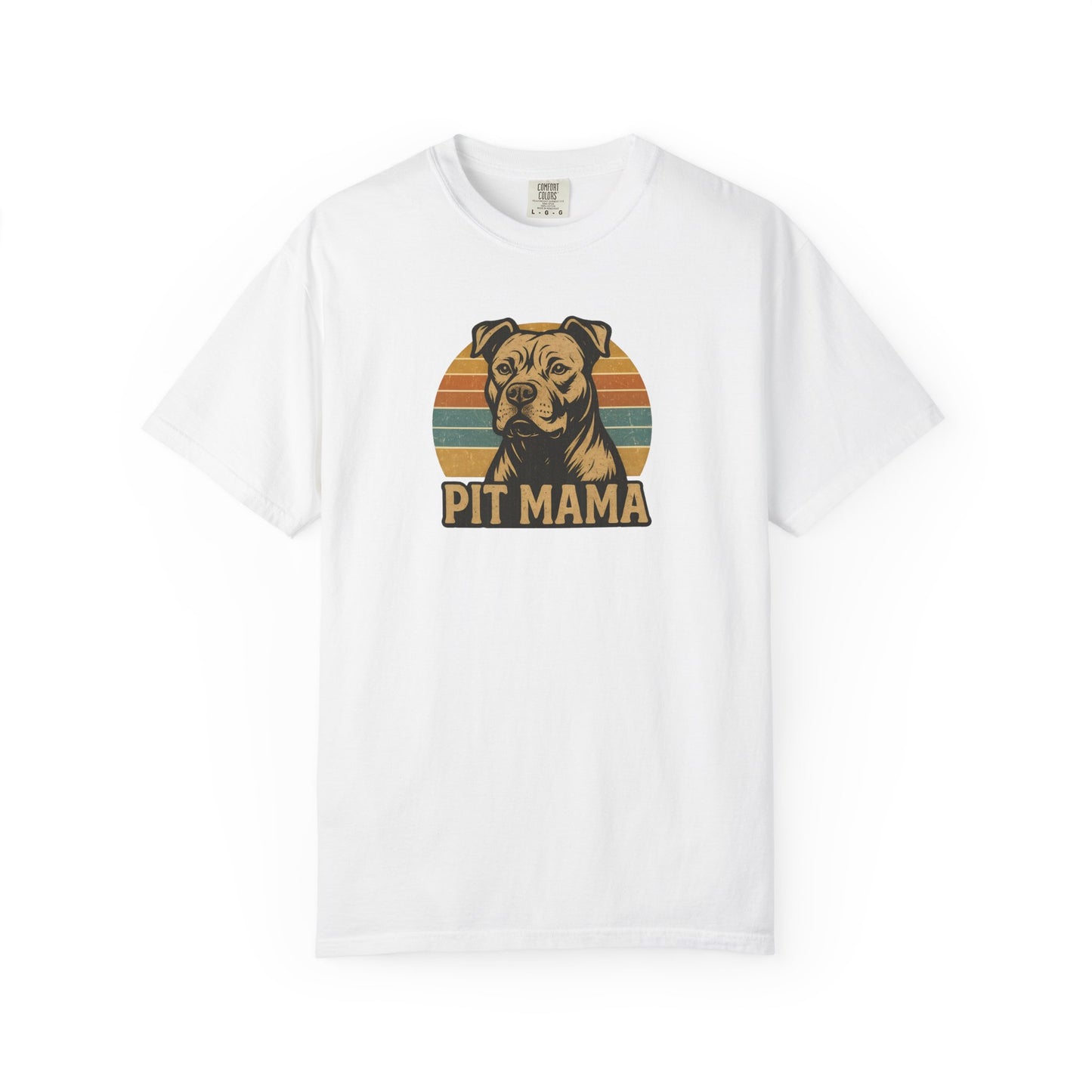 Retro Pit Mama T-Shirt , Pitbull