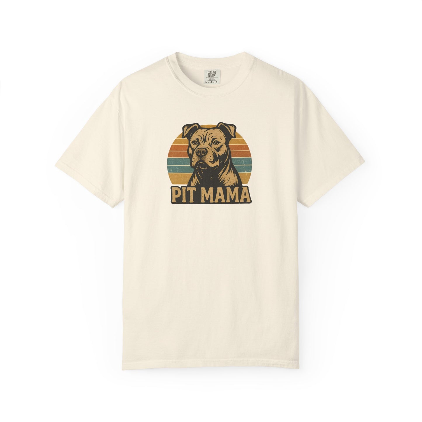 Retro Pit Mama T-Shirt , Pitbull