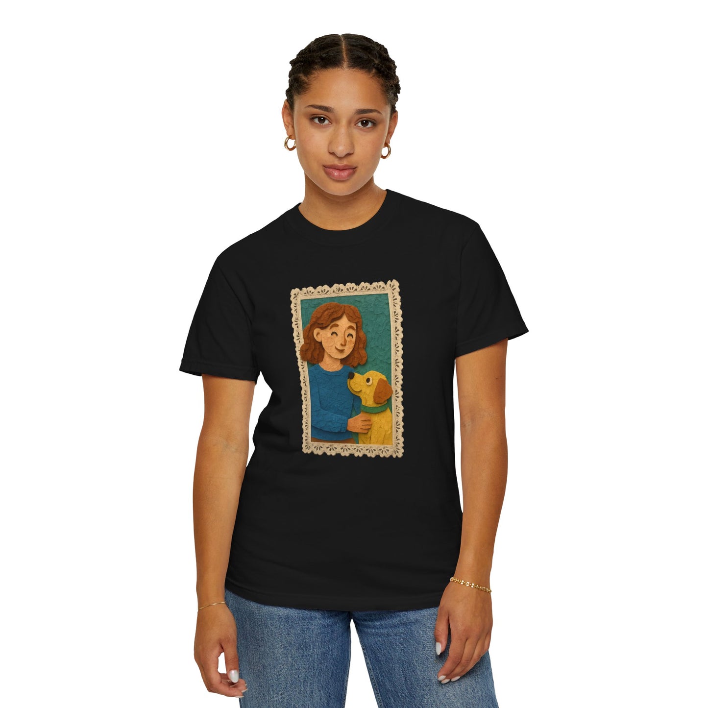 Dog Mom T-shirt - Unisex Garment-Dyed Tee for Pet Lovers