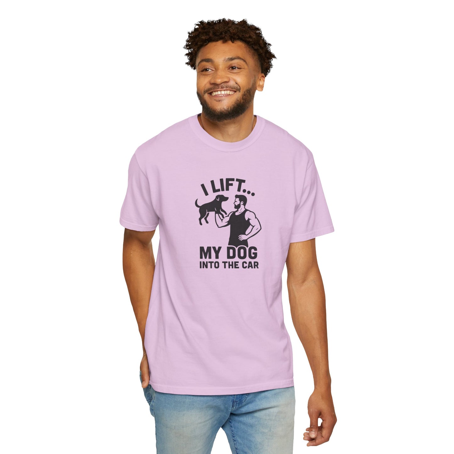 I Lift... Dog Dad T-Shirt