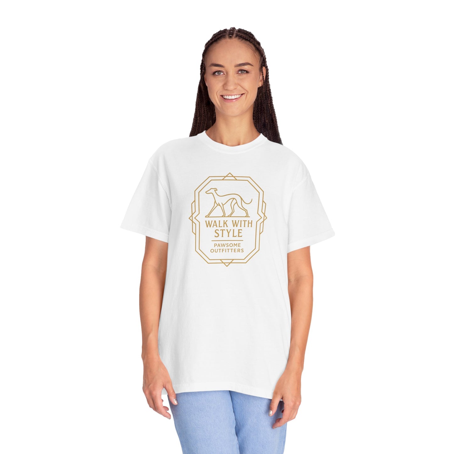 StylishArt Deco Dog Lovers T-Shirt