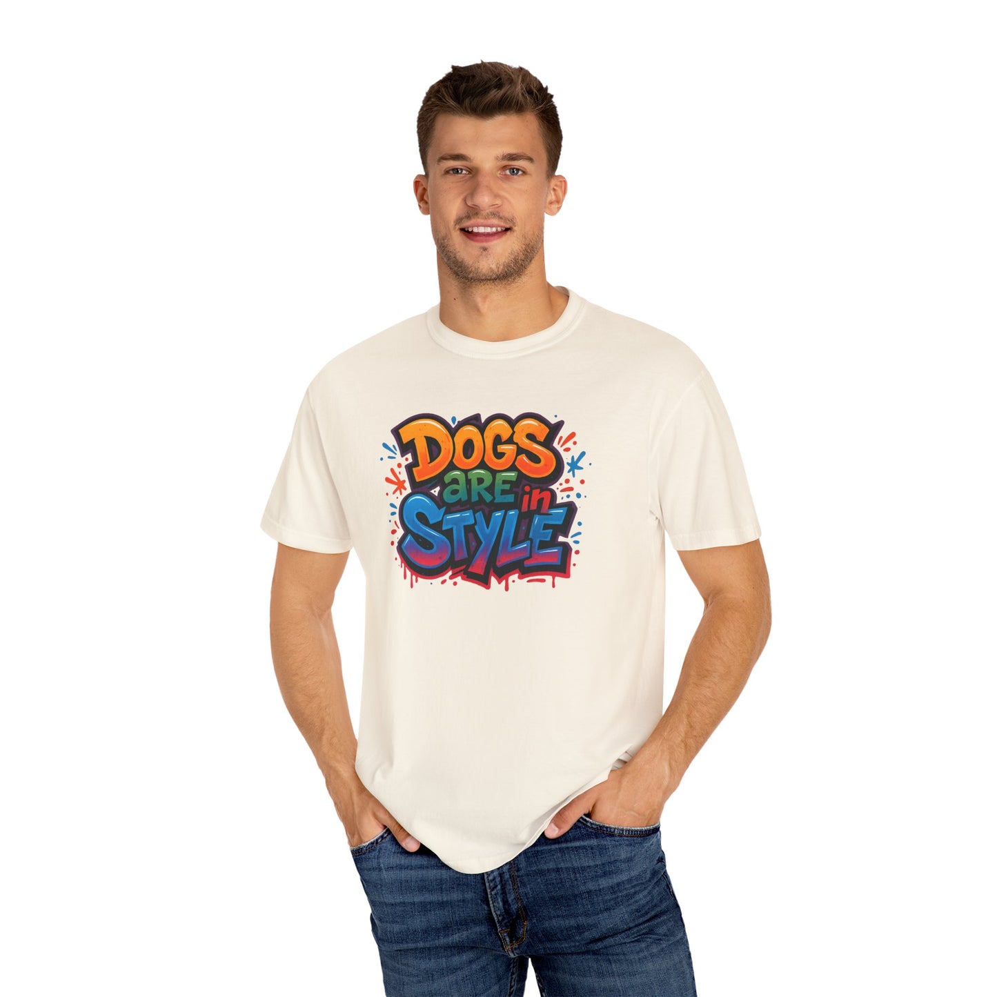 Stylish Dog Lovers T-Shirt - "Dogs are in STYLE"