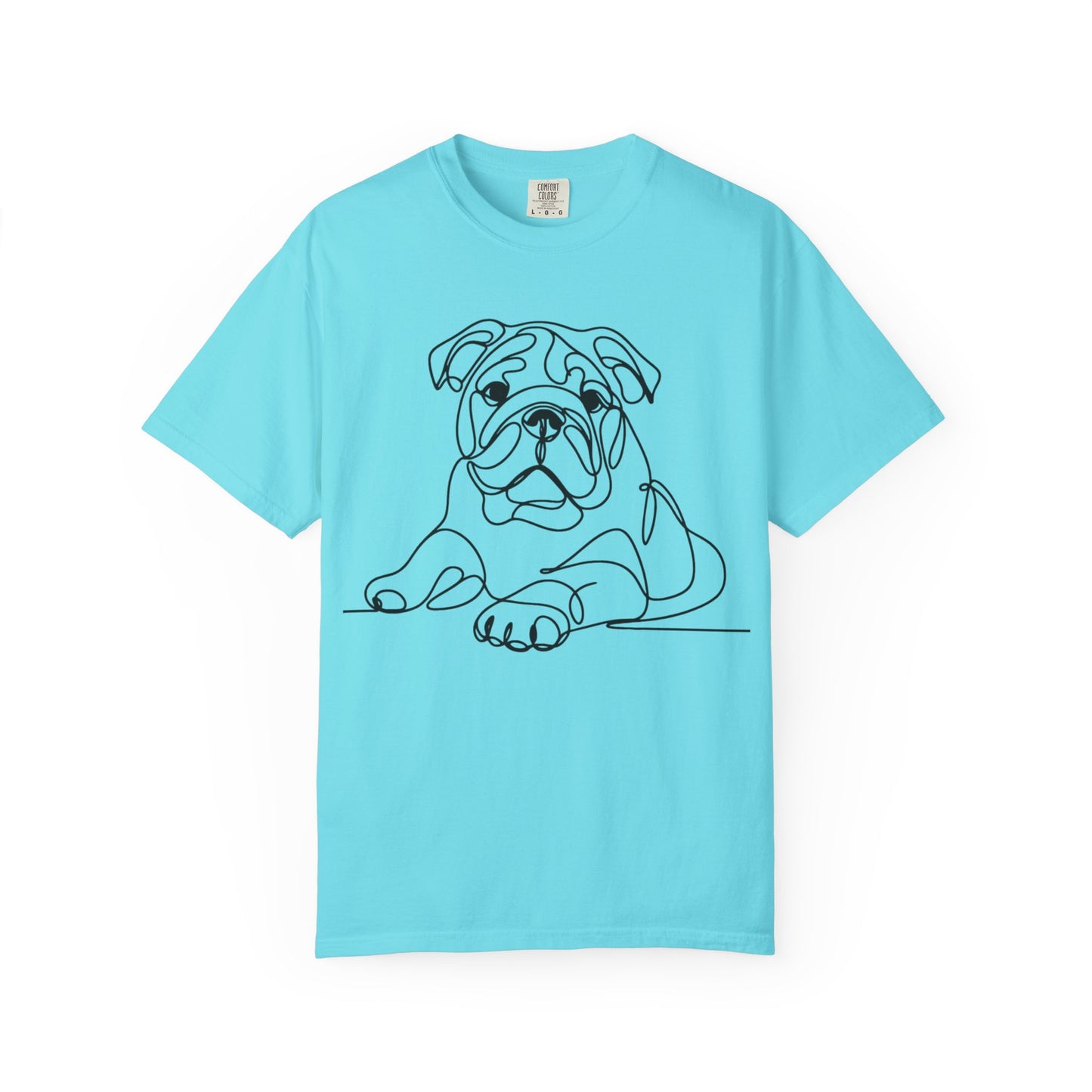 Bulldog Line Art Unisex T-Shirt - Perfect for Dog Lovers & Casual Days