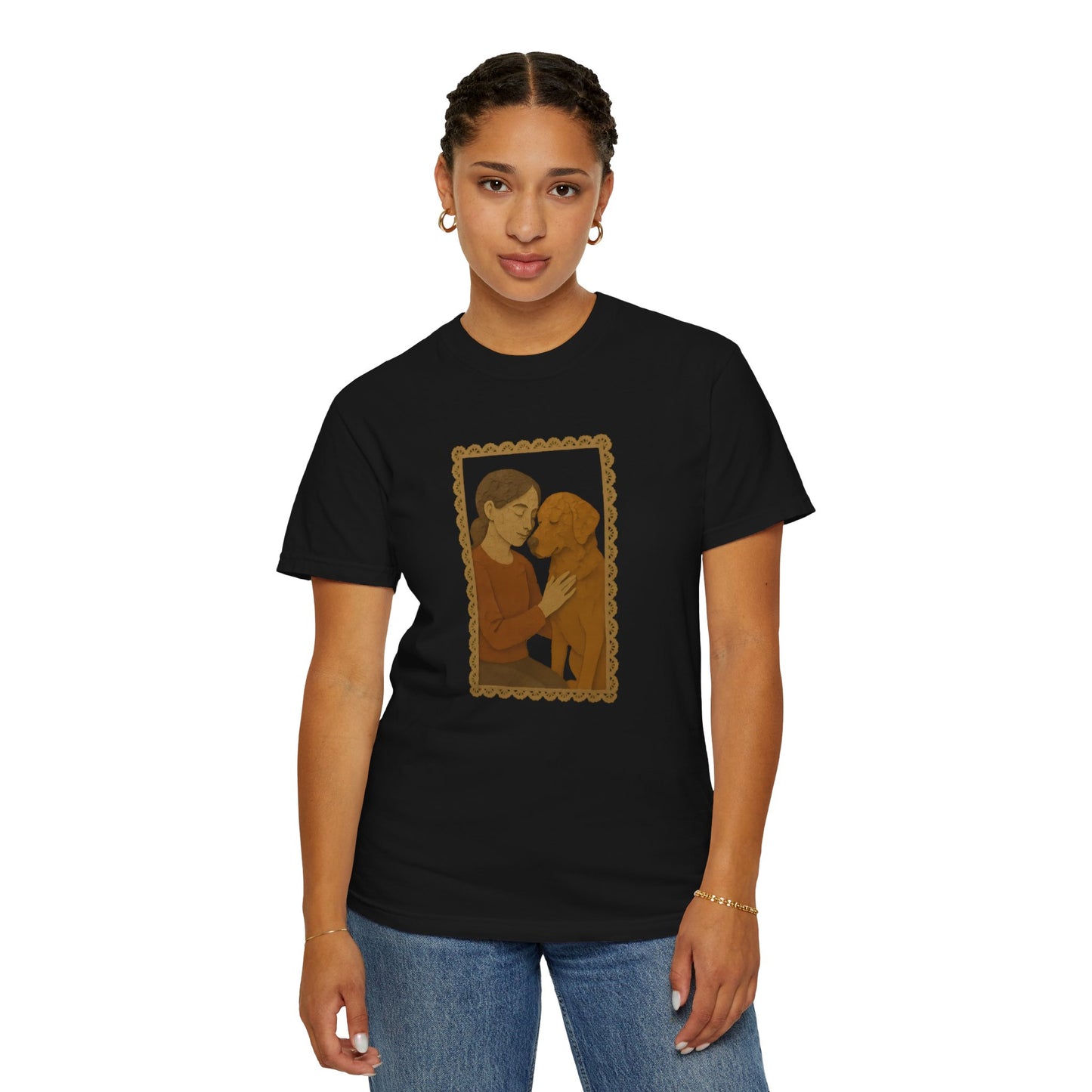 Dog Mom T-shirt - Unisex Garment-Dyed Tee for Pet Lovers
