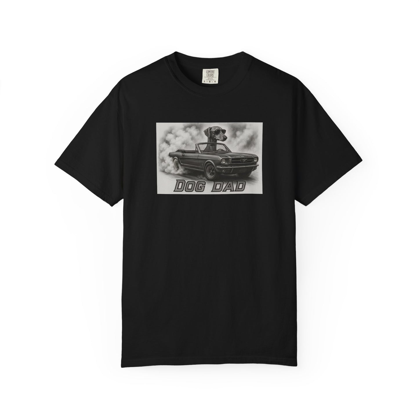 Dog Dad - Azawakh - Cool Dogs in Cool Cars T-Shirt Collection | Funny Dog Lover Apparel for Men