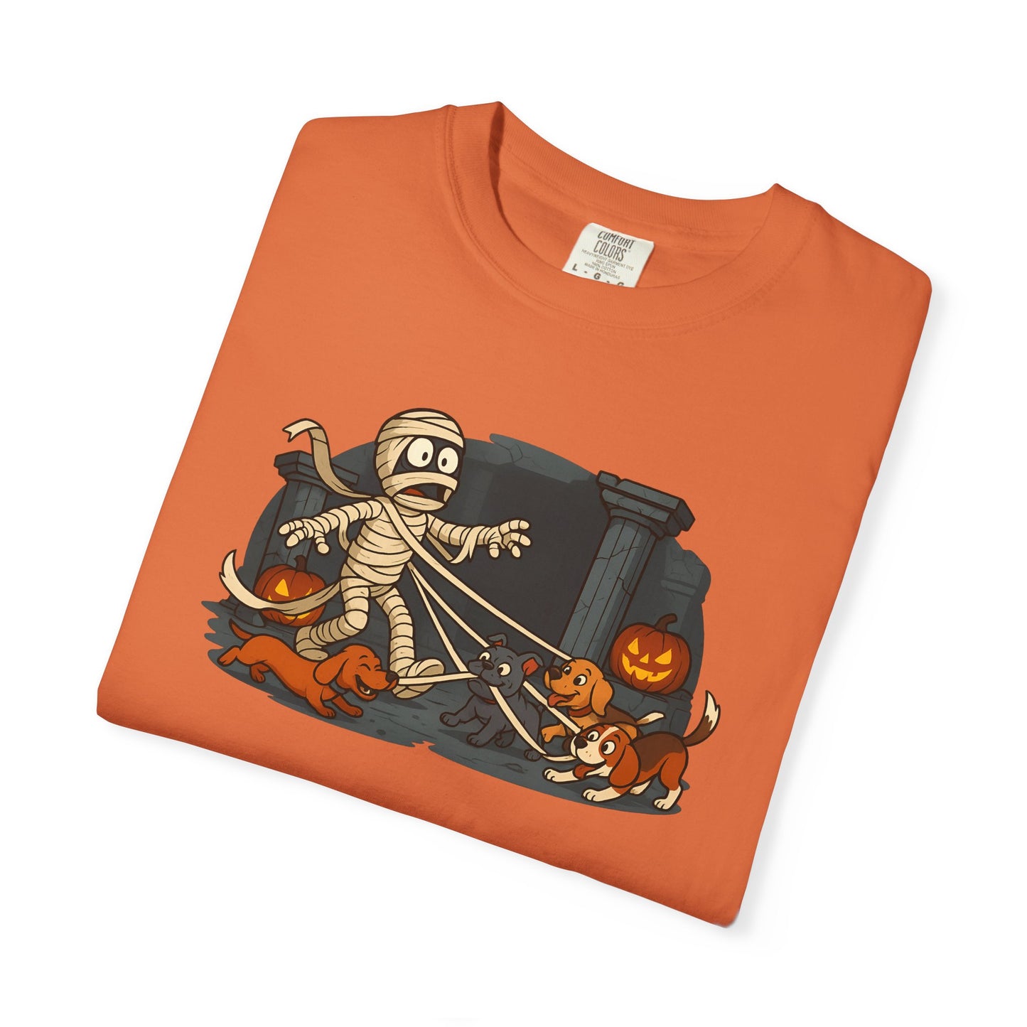 Halloween Graphic T-Shirt, Unisex Mummy Design, Spooky Shirt for Fall, Halloween Costume Tee, Unique Gift for Trick-or-Treaters