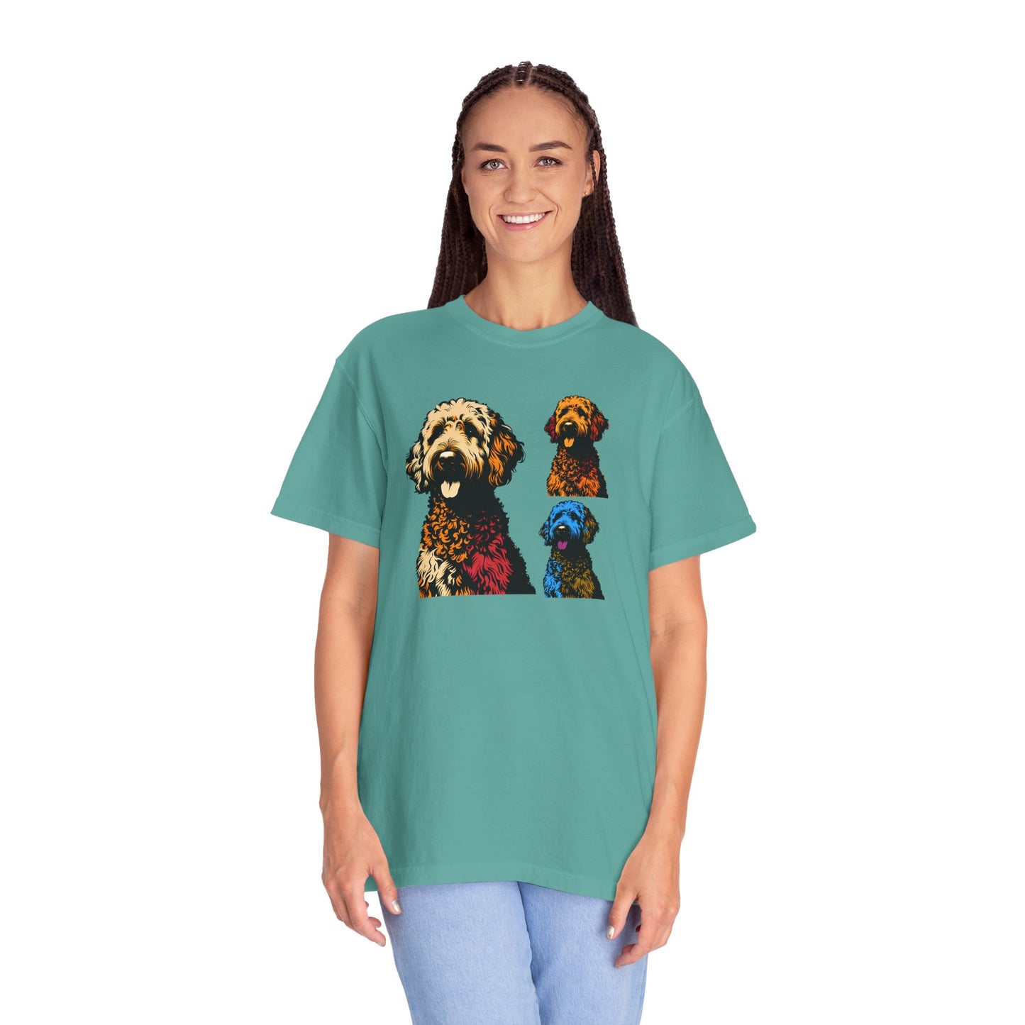 Labradoodle Love Tee – Color Splash Edition