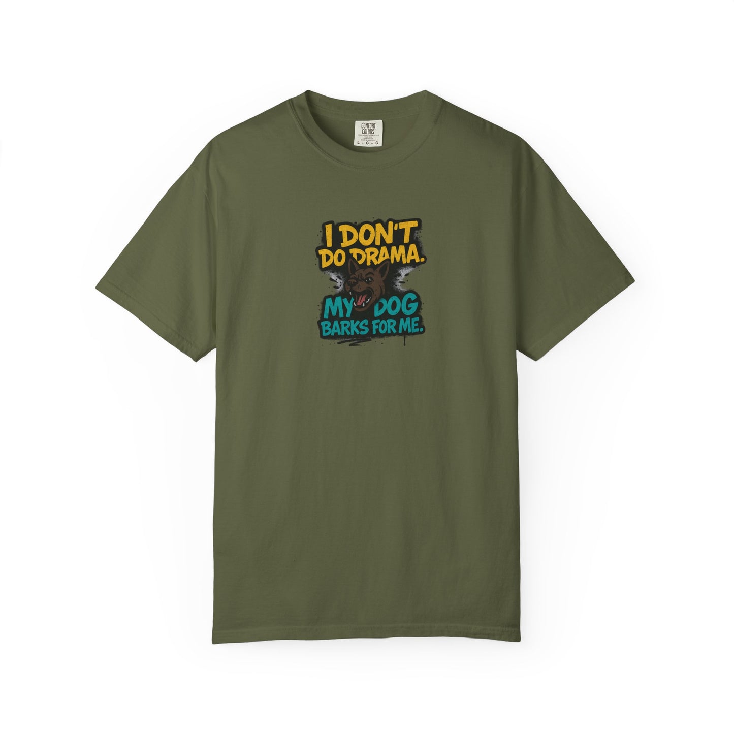 I Don't Do Drama Dog Dad T-Shirt