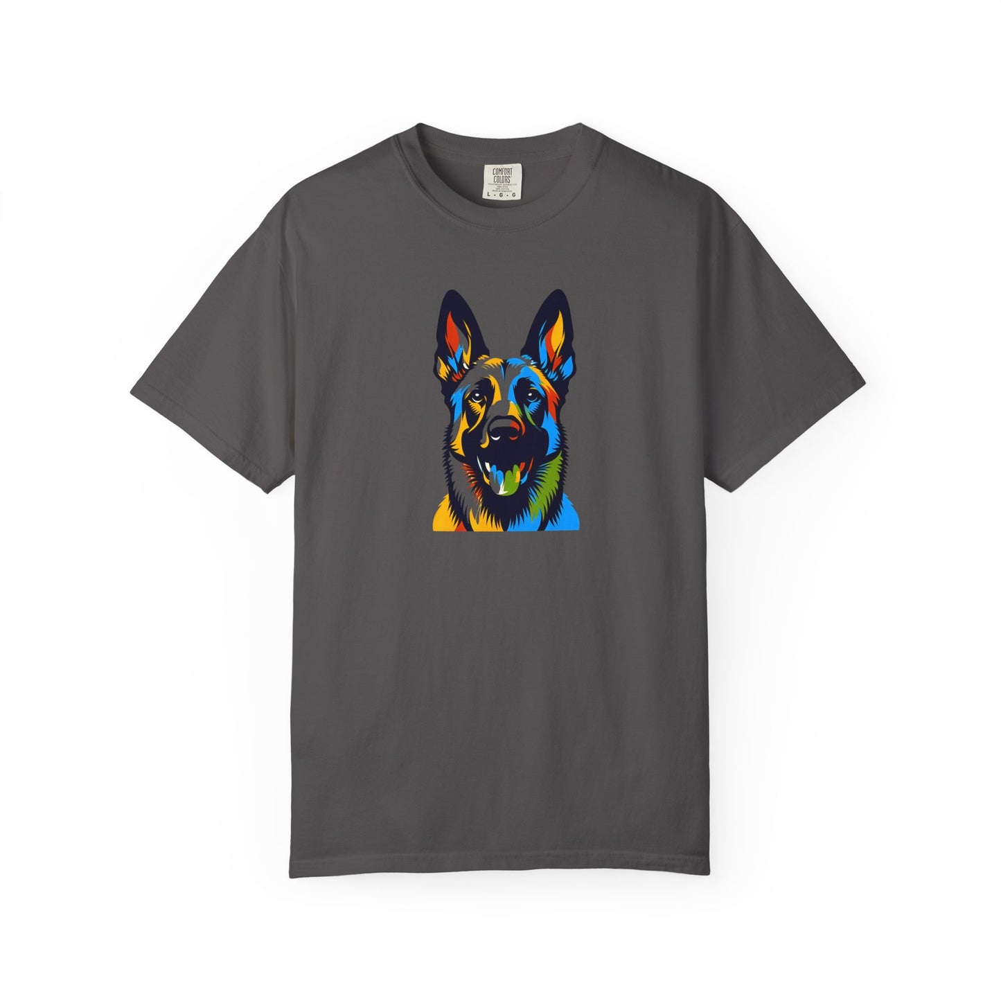Colorful Belgium Malinois Art Unisex T-Shirt - Perfect for Pet Lovers