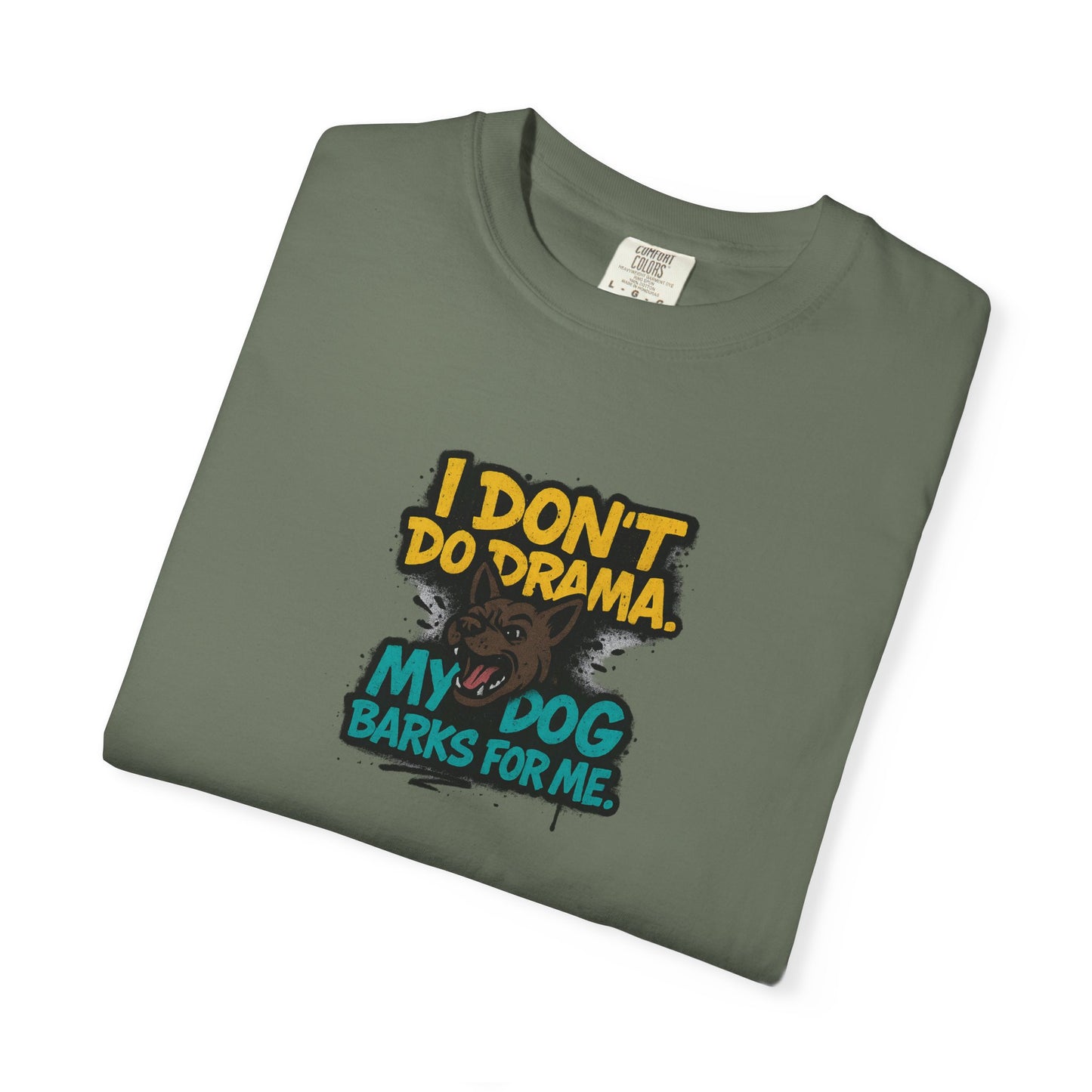 I Don't Do Drama Dog Dad T-Shirt