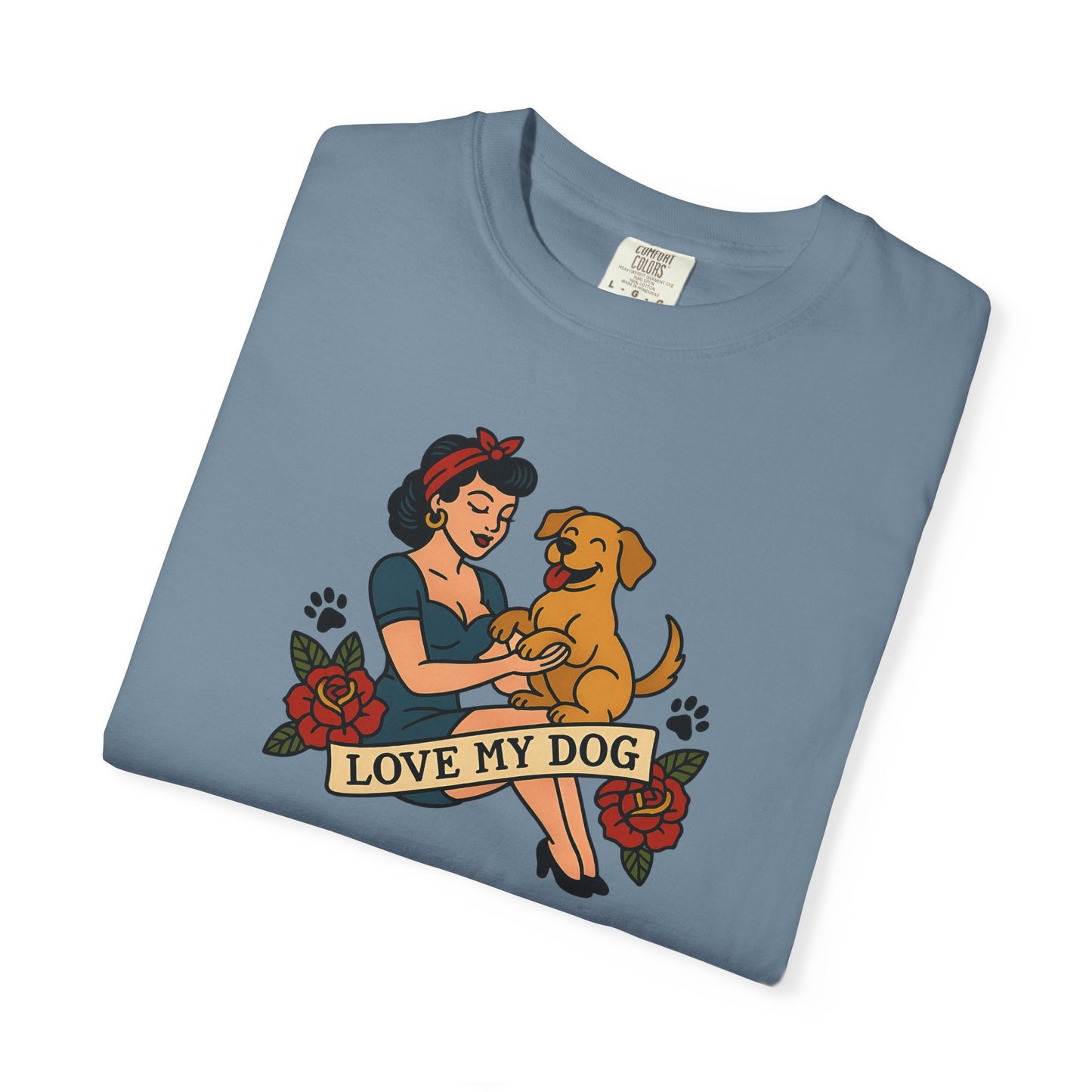 Love My Dog - T-Shirt, Perfect for Pet Owners, Gifts for Dog Lovers, Casual Wear, Love My Dog Shirt, Animal Lover Tee
