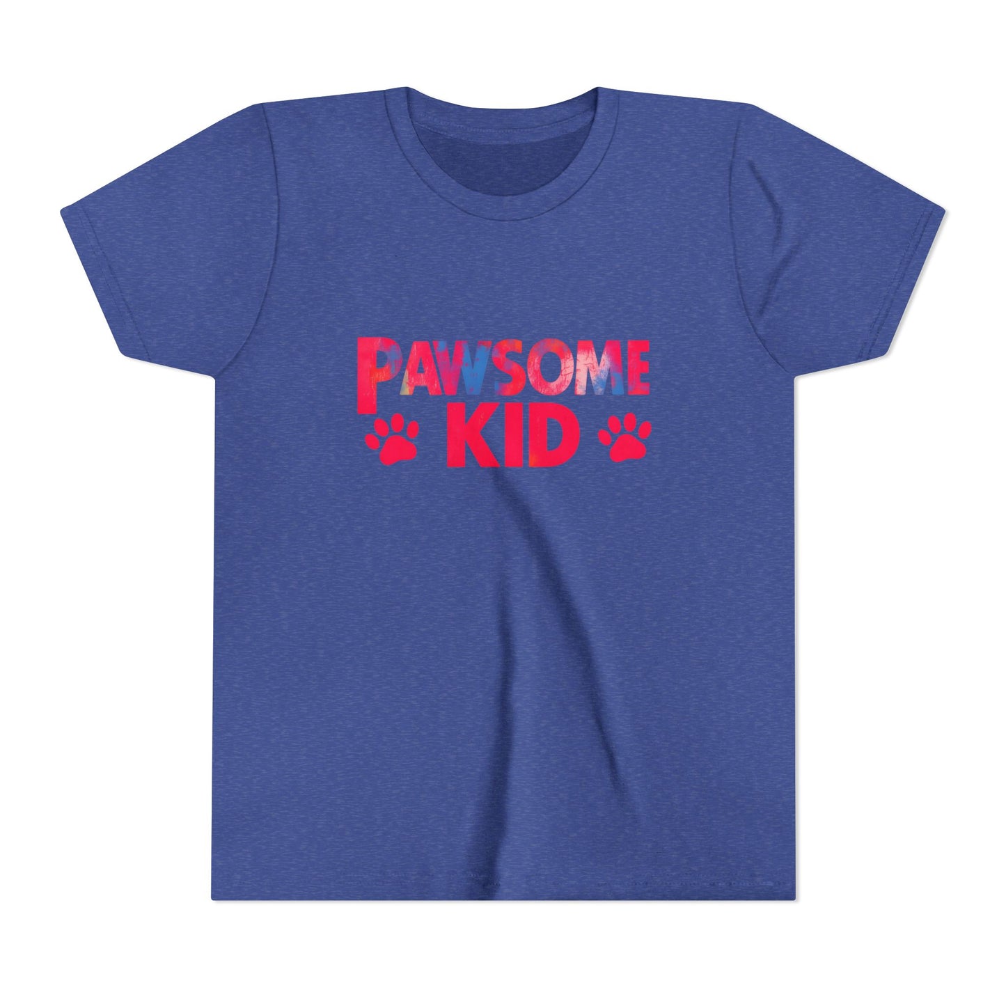 Pawsome Kid Tee, Youth Short Sleeve T-Shirt for Animal Lovers, Fun Gift for Kids Birthday, Pet Lovers Apparel, Cute Animal Shirt