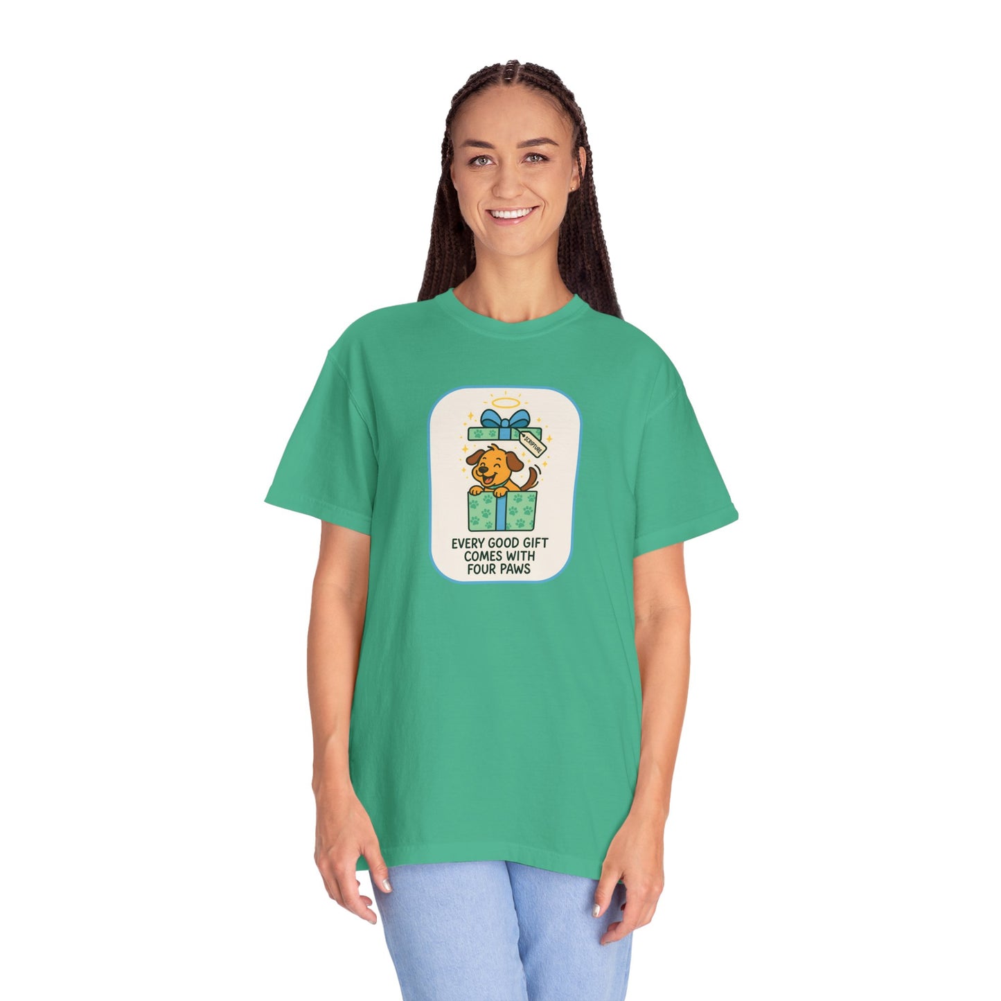Dog Lover's Gift Tee - Every Good Gift Comes with Four Paws, Pet Owners, Animal Lover Shirt, Unique Gift for Dog Lovers, Casual [...]