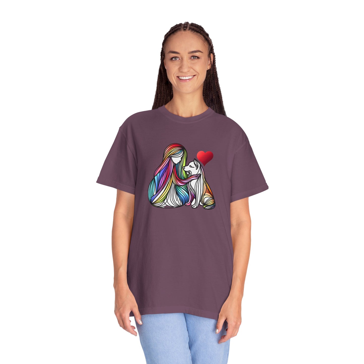 Colorful Dog Love T-Shirt