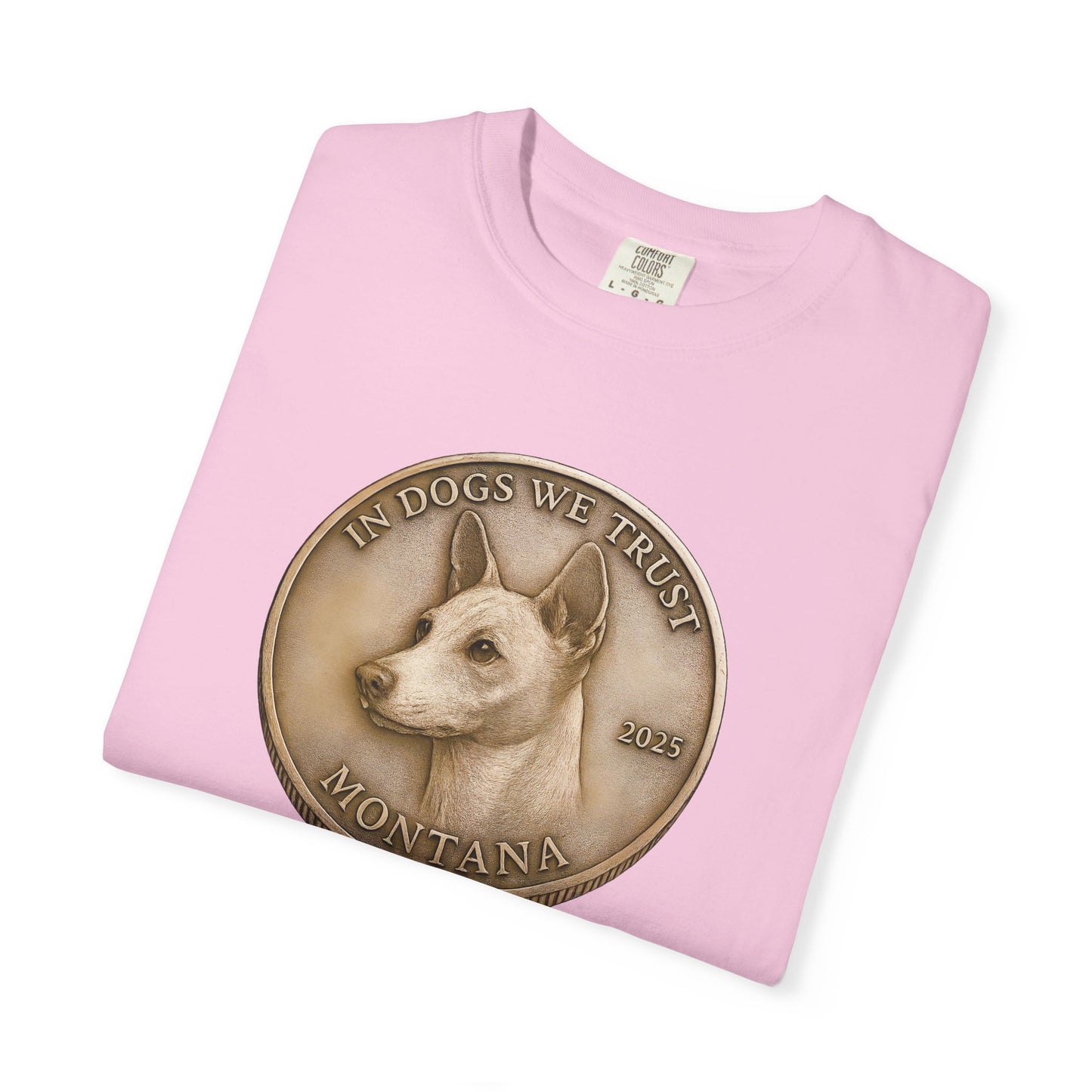 Montana State Coin T-Shirt Collection - Proud Dog Breed Illustrations