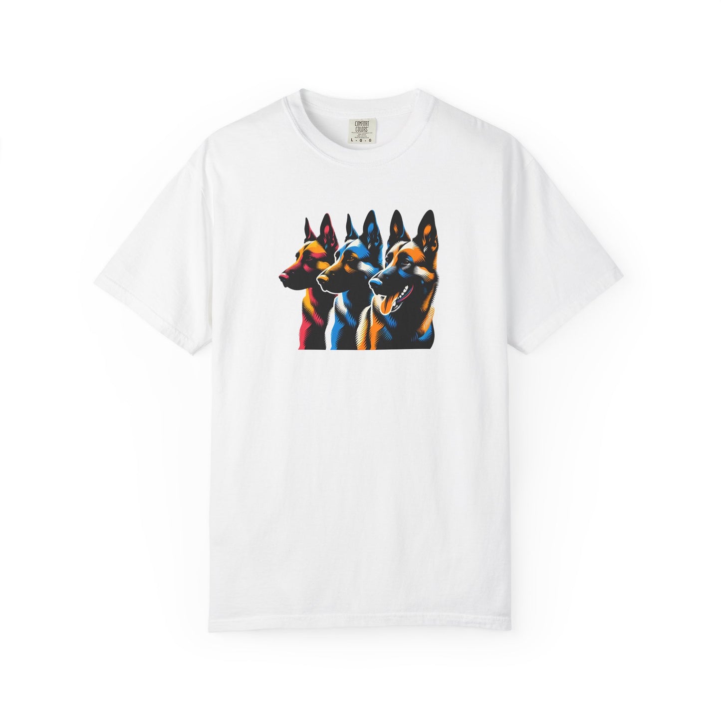 Colorful German Shepherd Unisex T-Shirt - Vibrant Dog Lover Tee
